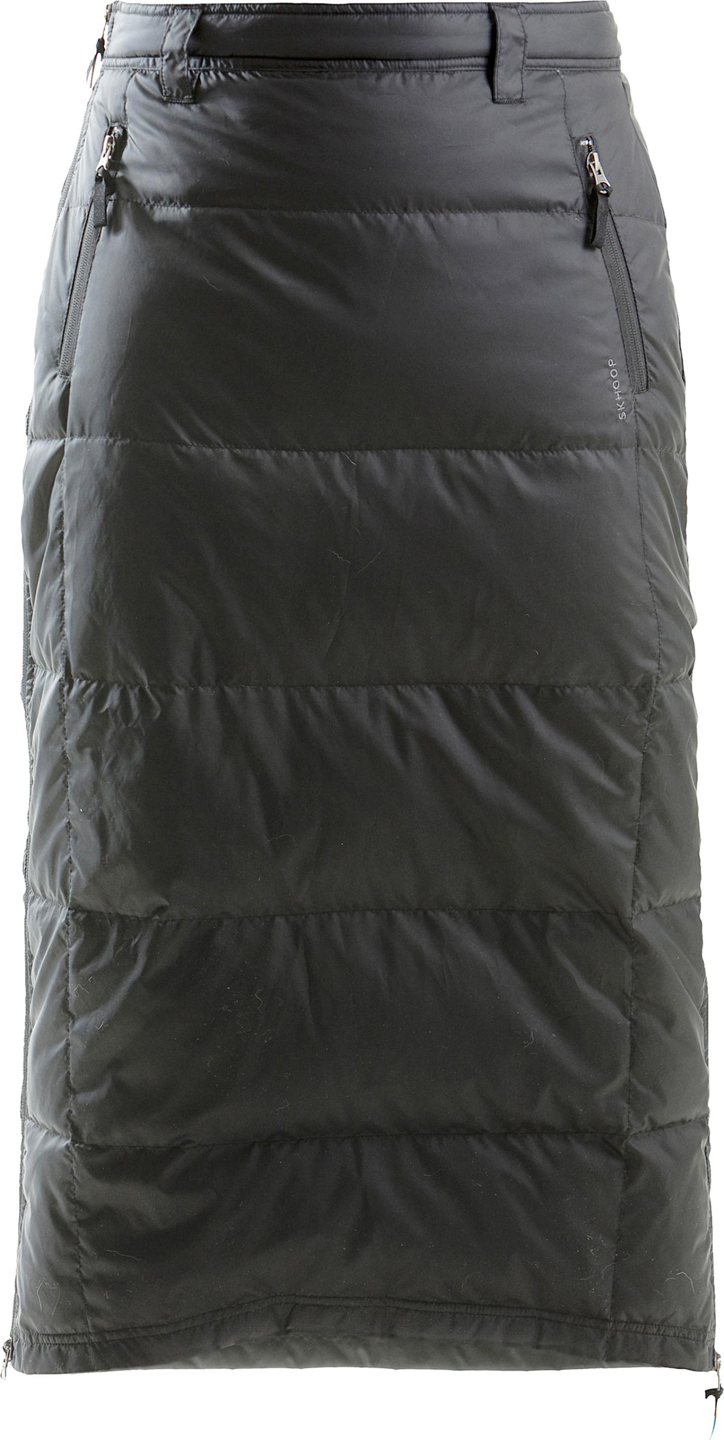 Alaska Long Down Skirt Black - Lång Dunfodrad kjol
