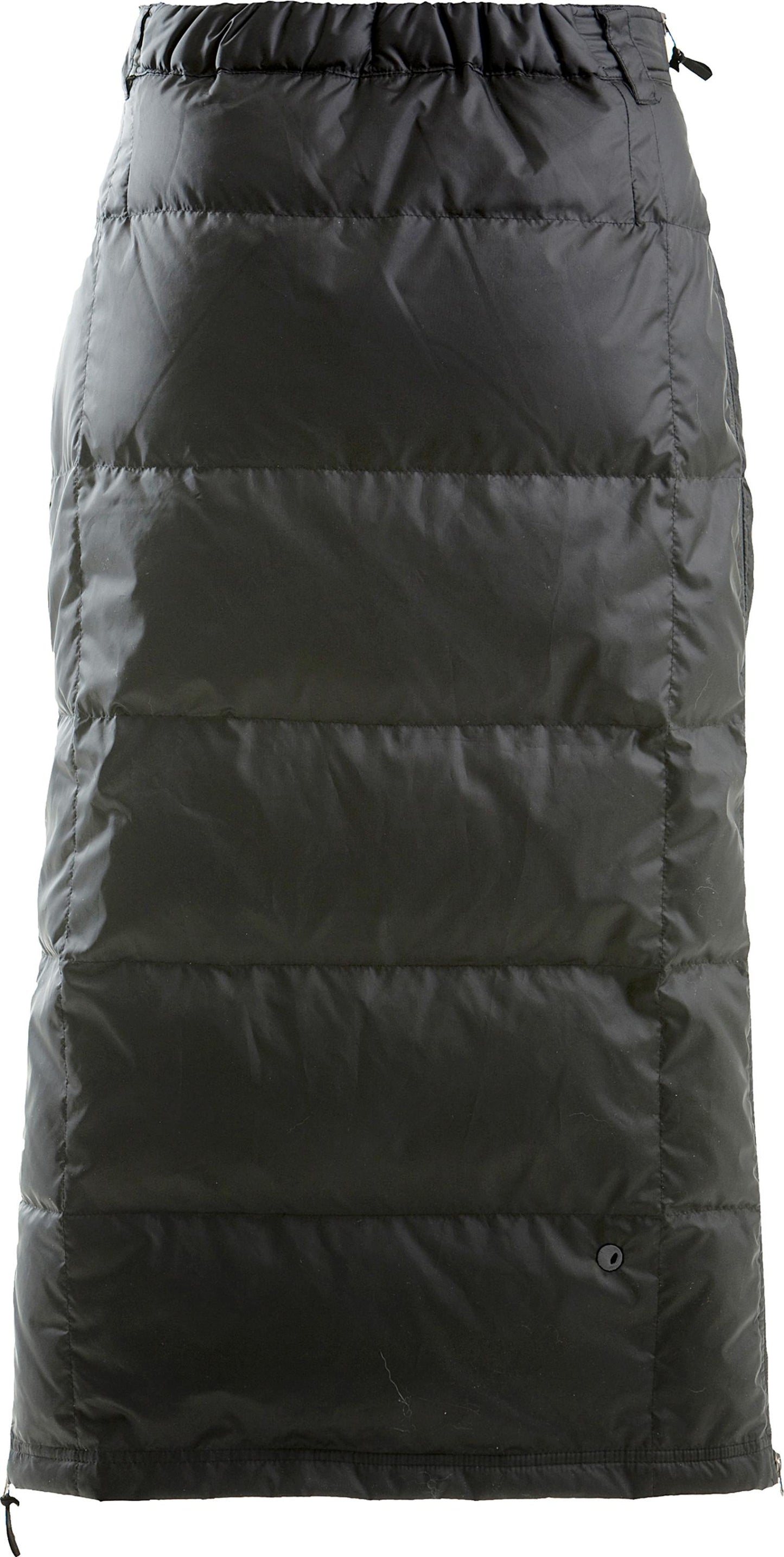 Alaska Long Down Skirt Black - Lång Dunfodrad kjol