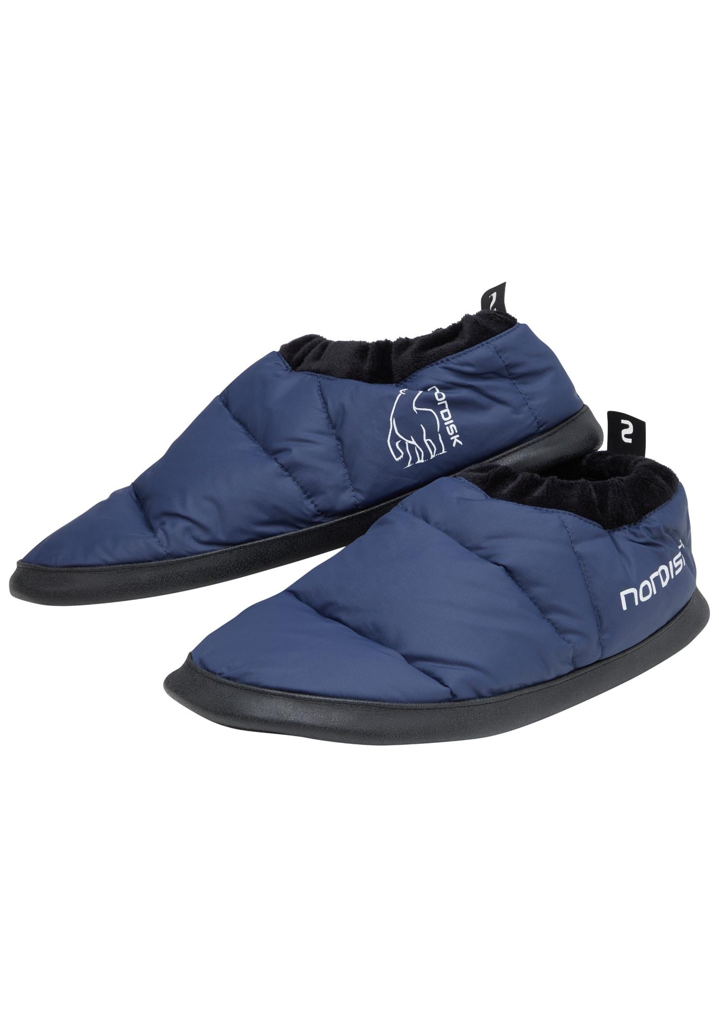 Mos Down Slippers, Dress Blue - dunfyllda tofflor