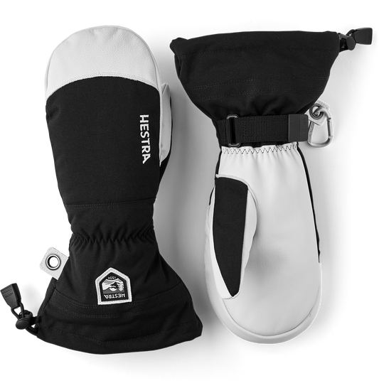 Army Leather Heli Ski Mitt - Varm och slitstark tumvante