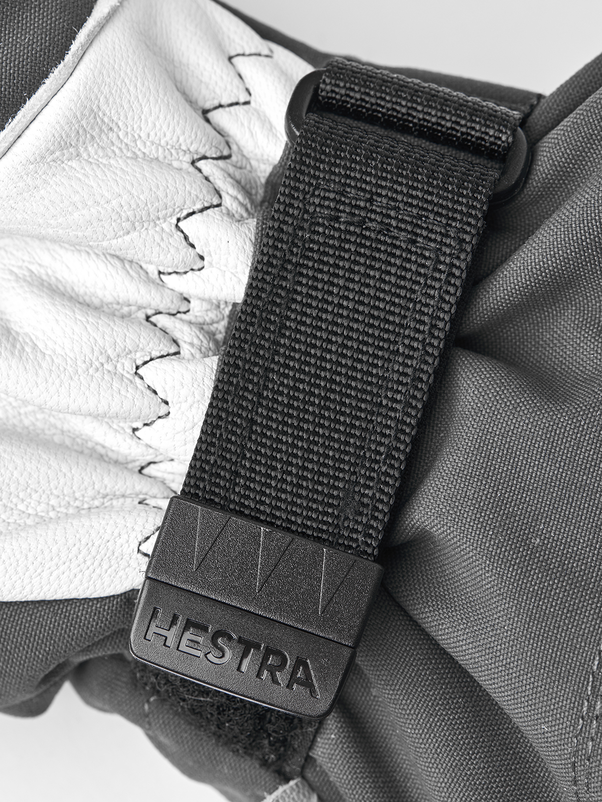 Army Leather Heli Ski Mitt - Varm och slitstark tumvante