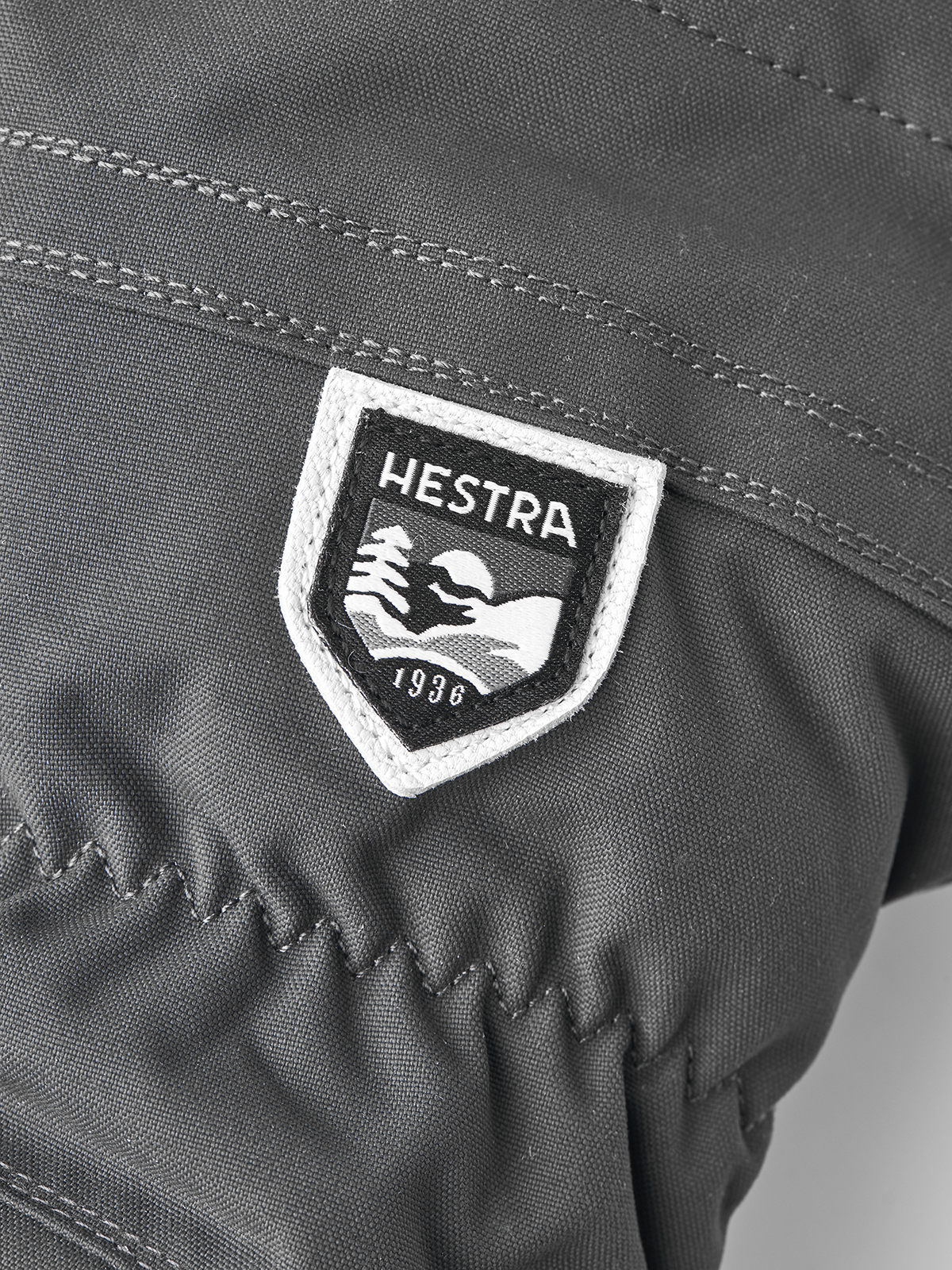 Army Leather Heli Ski Mitt - Varm och slitstark tumvante
