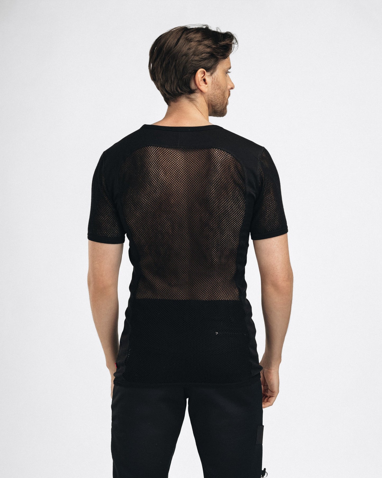 Woolnet T-shirt i merinoull (Herr) - kortärmad underställströja i merinoull