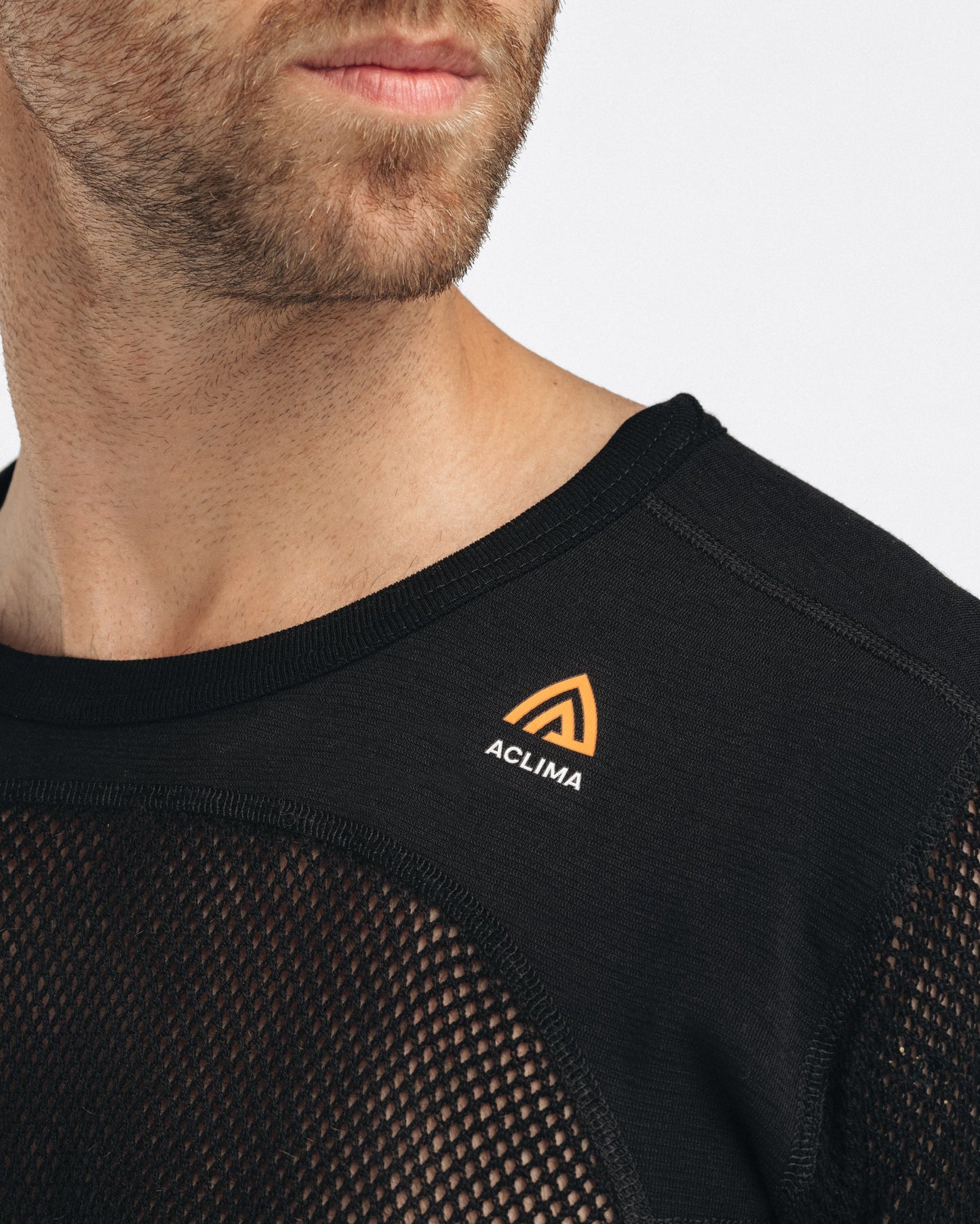 Woolnet T-shirt i merinoull (Herr) - kortärmad underställströja i merinoull
