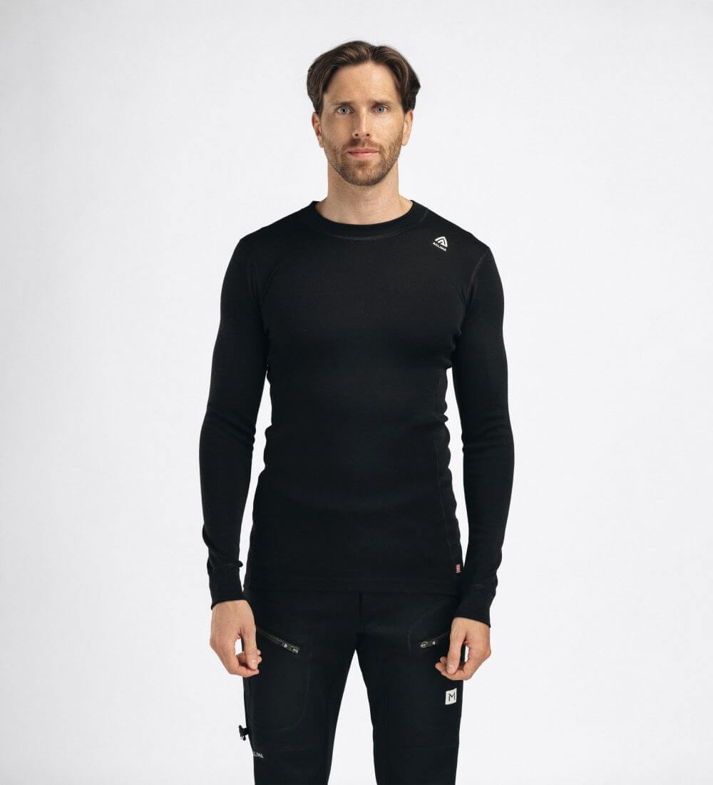 WarmWool CrewNeck M's (herr) - Underställströja i merinoull med rund hals
