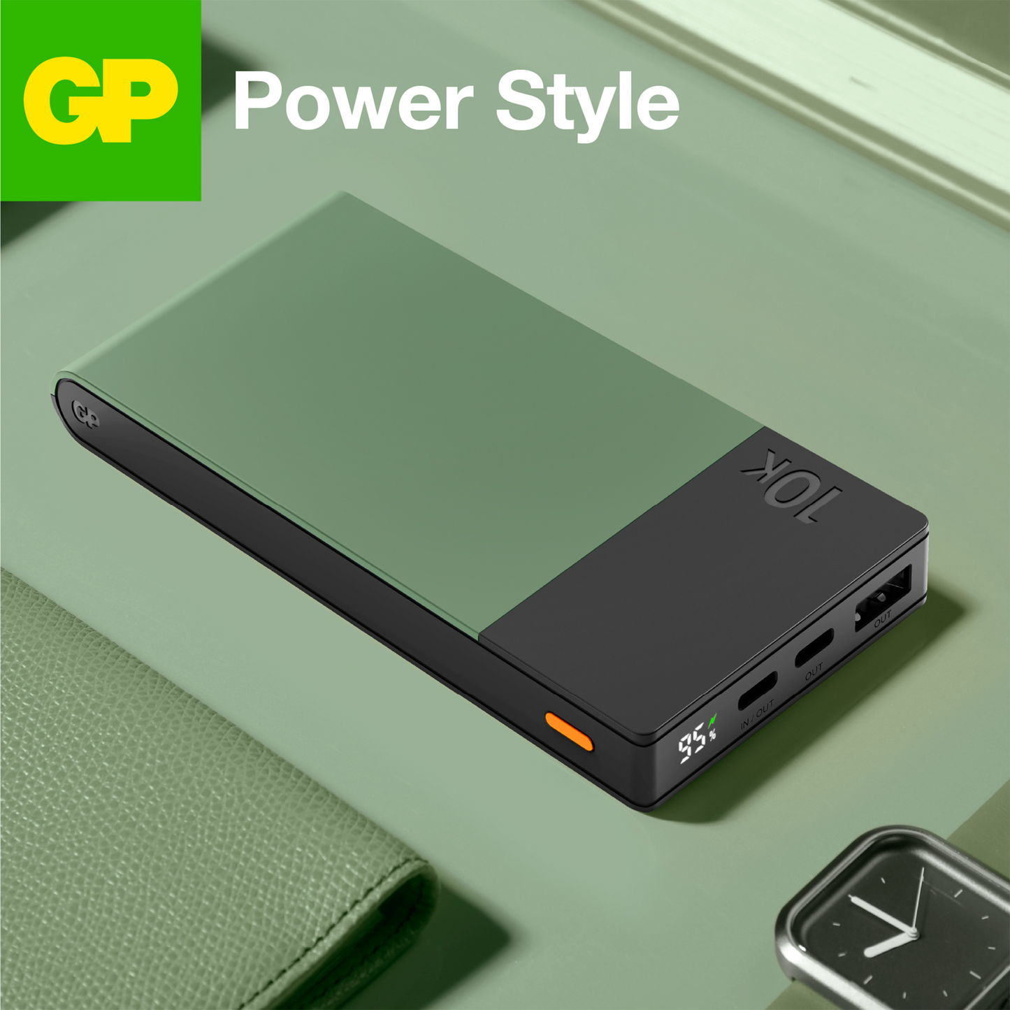 GP Powerbank M2, 10000mAh, Green