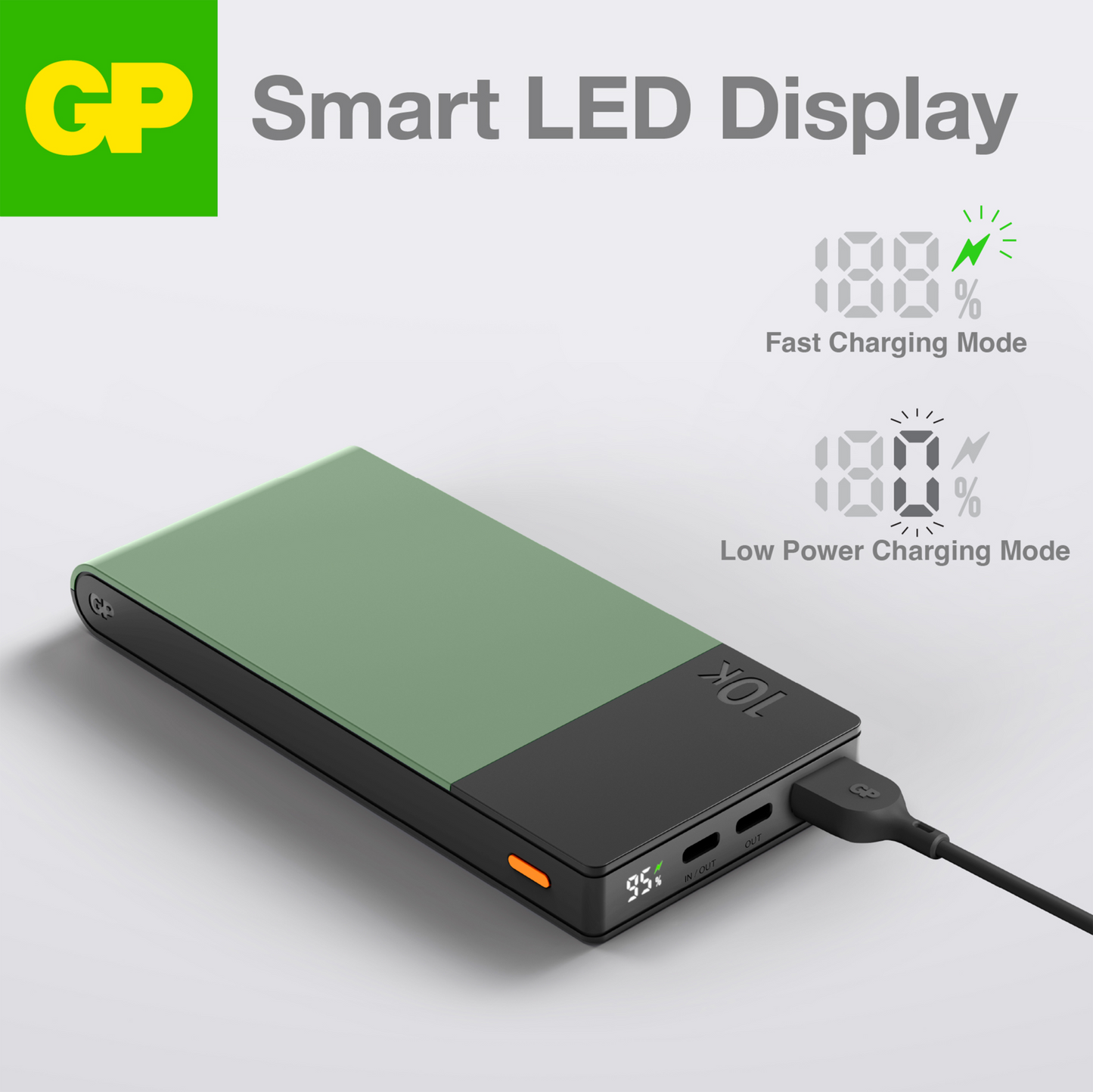 GP Powerbank M2, 10000mAh, Green