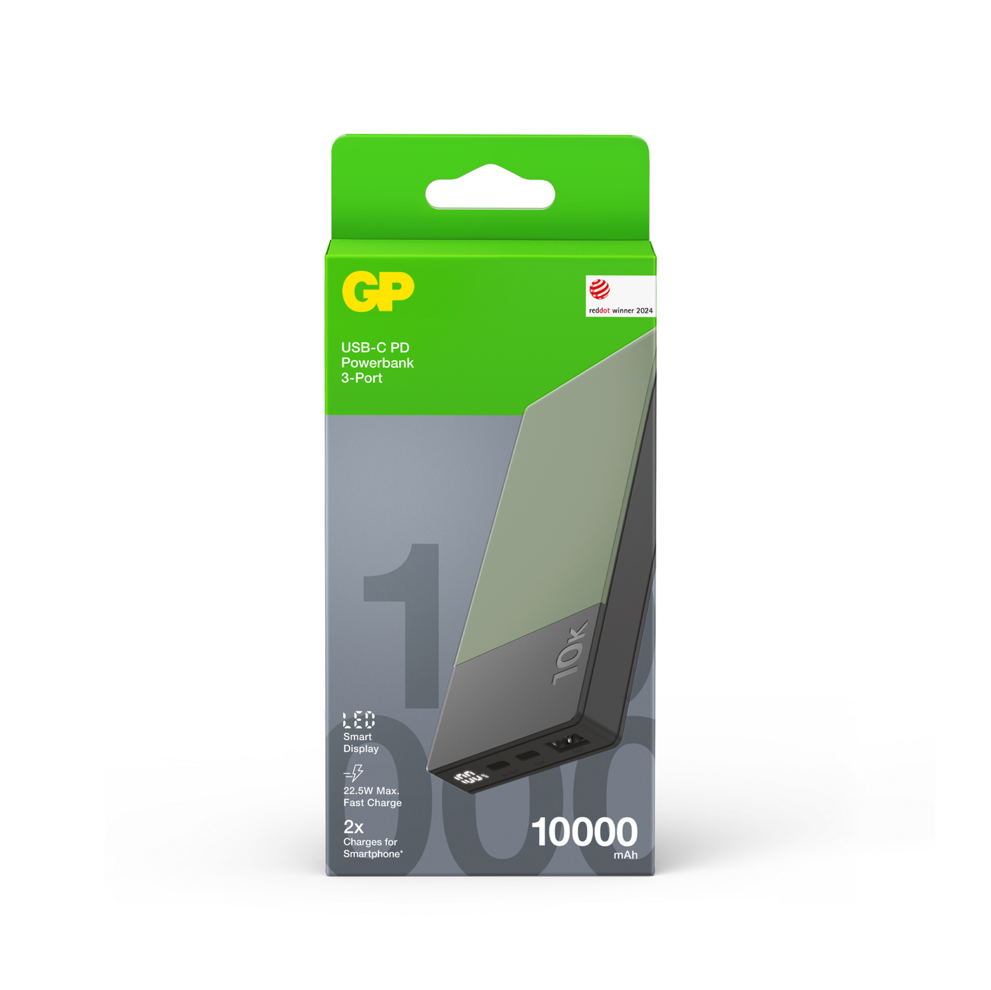 GP Powerbank M2, 10000mAh, Green