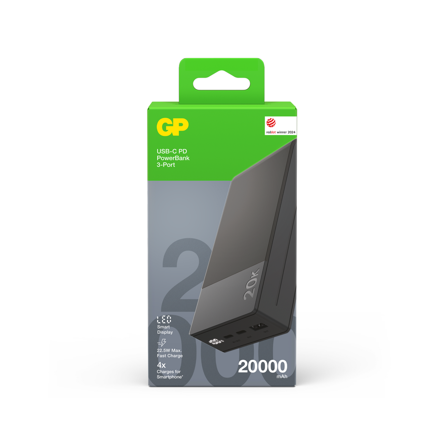 GP Powerbank M2+ 20000 mAh Grey