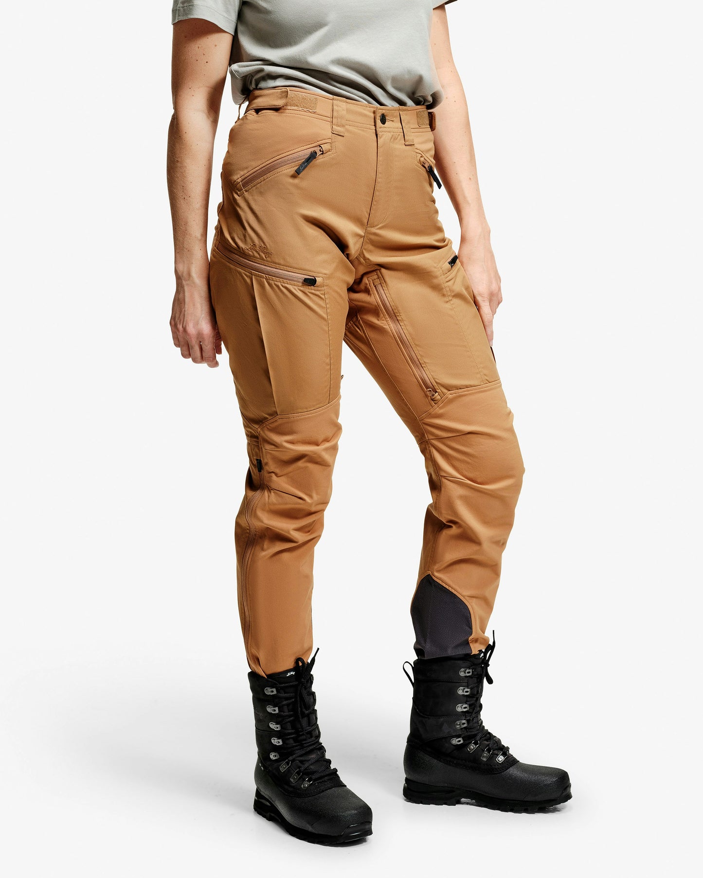 Makke High Waist Curved Pant W (Dam) - Friluftsbyxa med hög midja