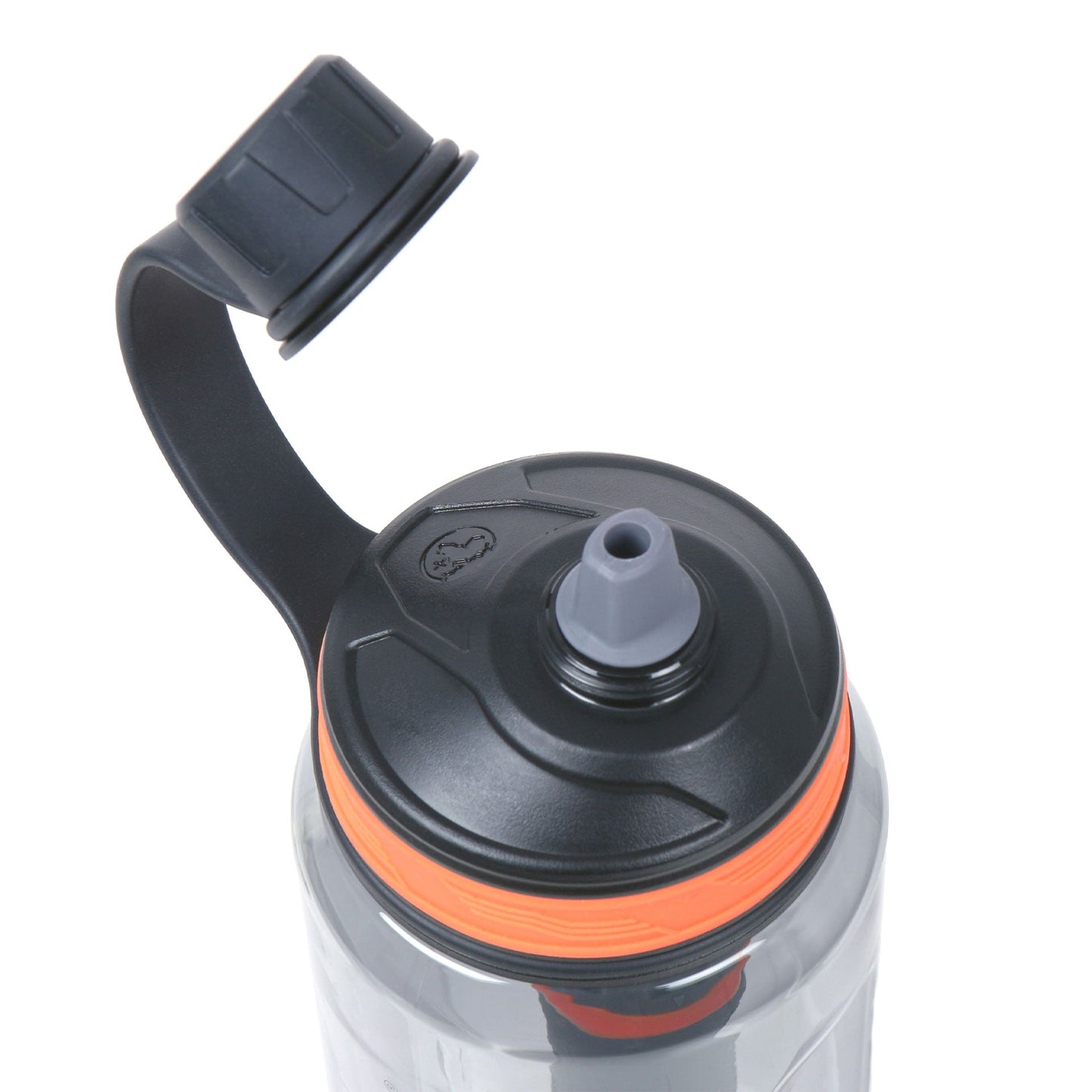 Water Filter & Purifier Bottle Black/Orange 1 L