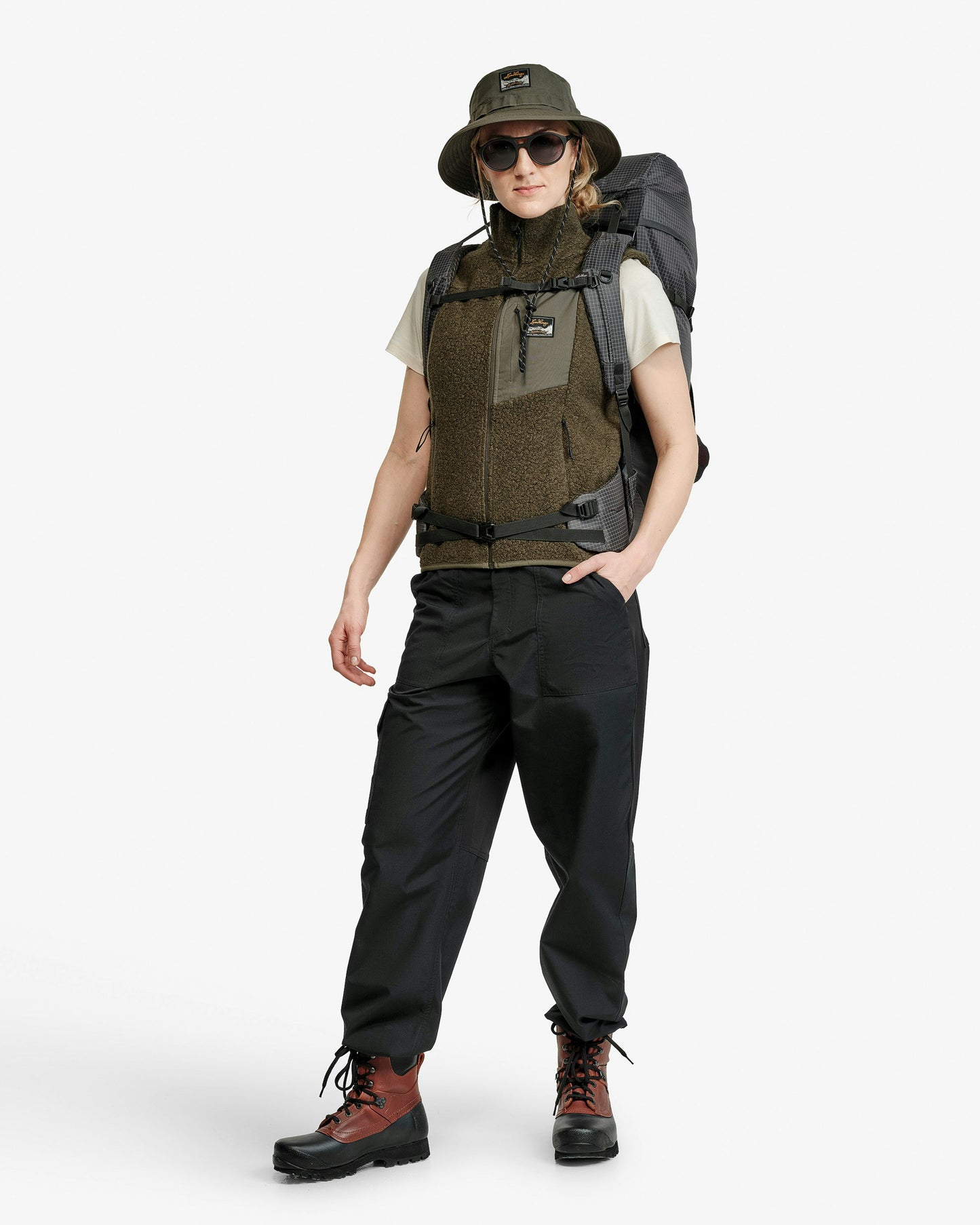 Flok Wool Pile Vest W (dam) - Väst i merinoul