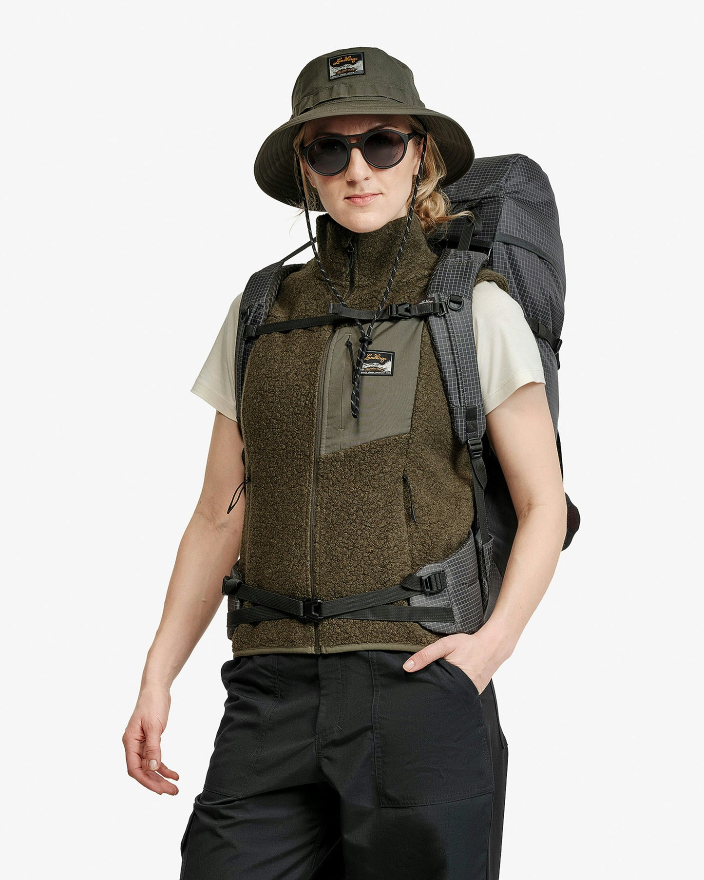 Flok Wool Pile Vest W (dam) - Väst i merinoul