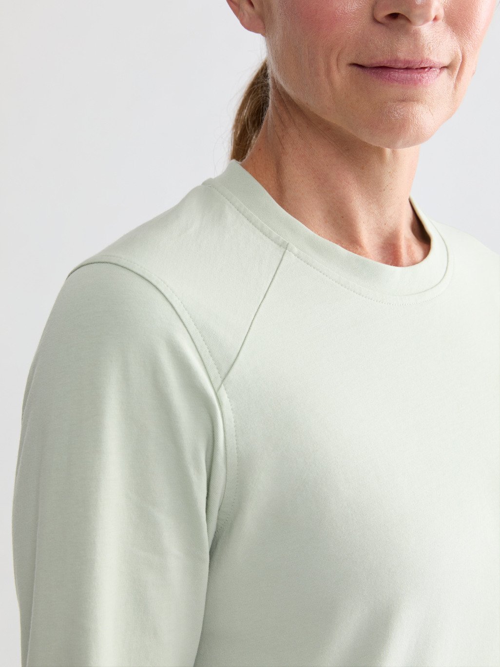 Root Logo LS Tee W's - långärmad t-shirt i ekologisk bomull