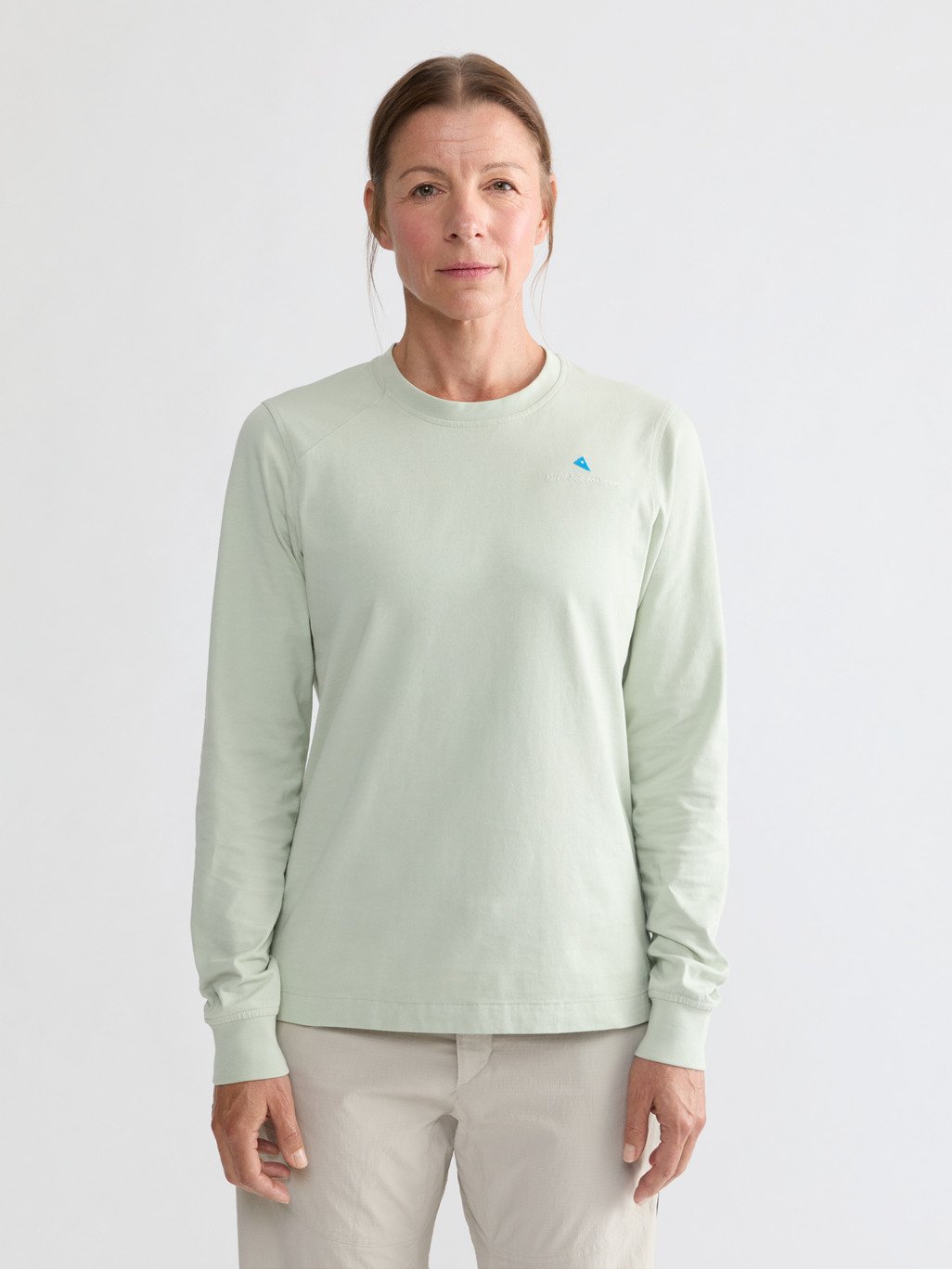 Root Logo LS Tee W's - långärmad t-shirt i ekologisk bomull
