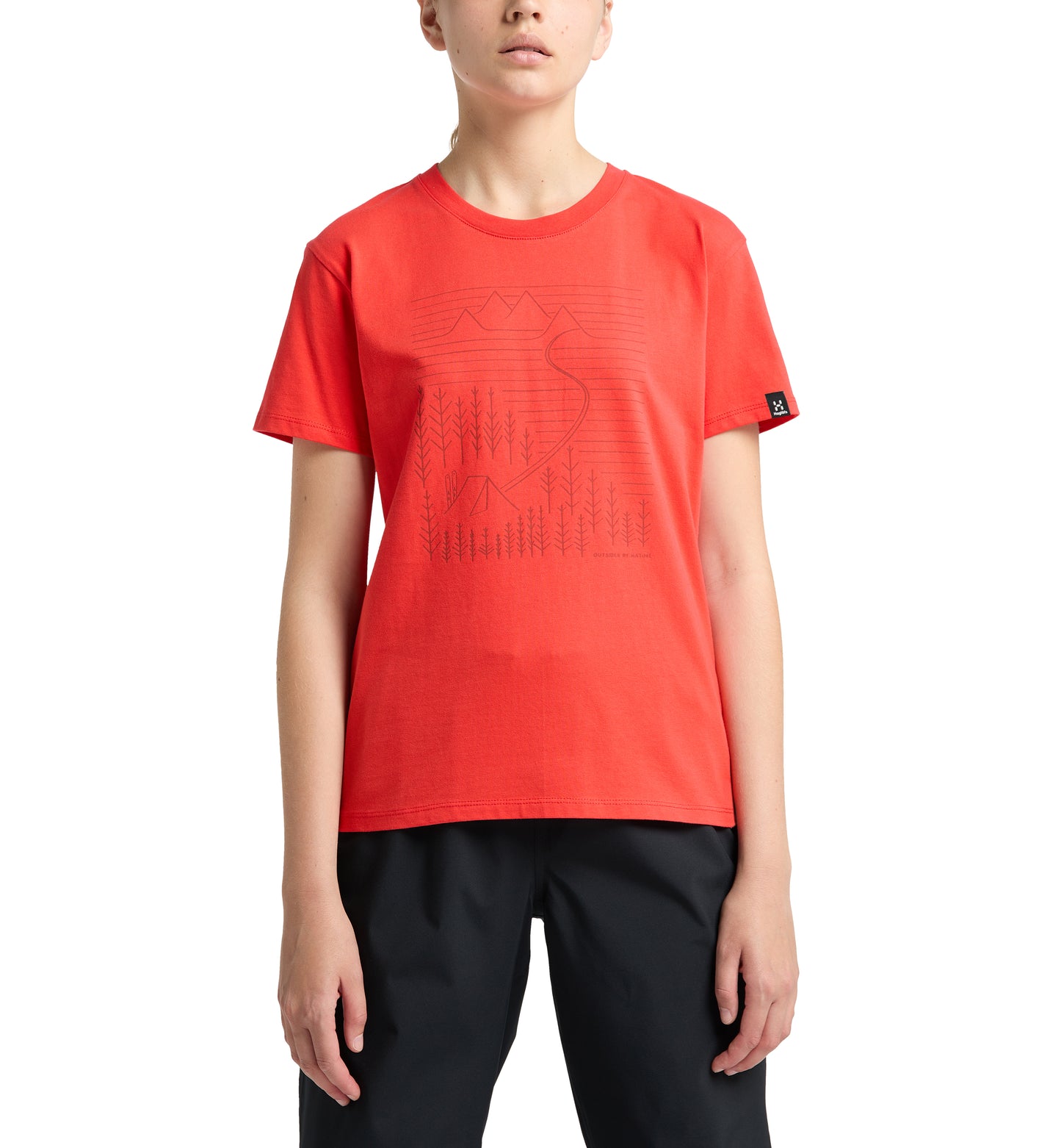 Camp Tee Women (Dam) - T-shirt i ekologisk bomull