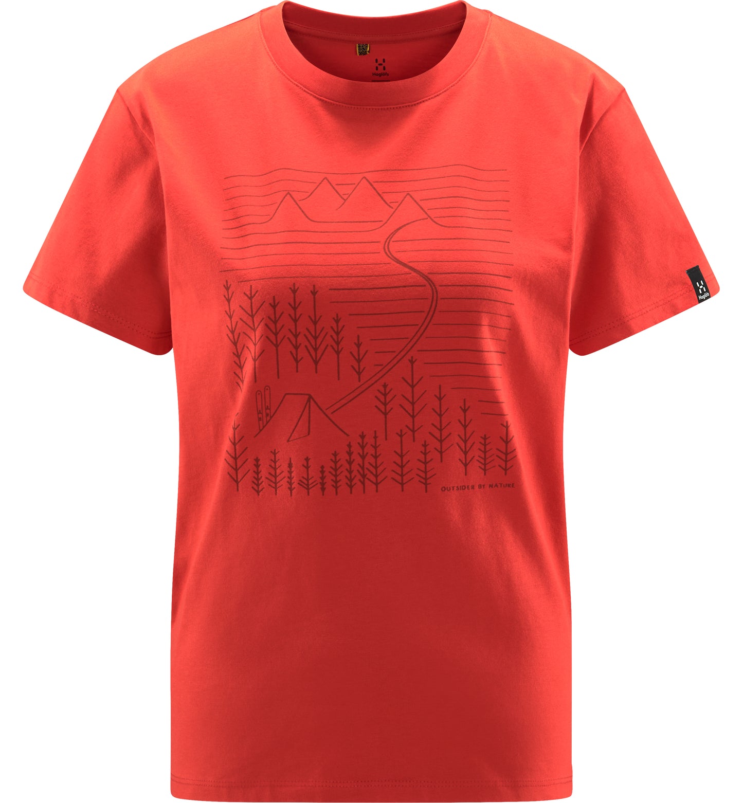 Camp Tee Women (Dam) - T-shirt i ekologisk bomull