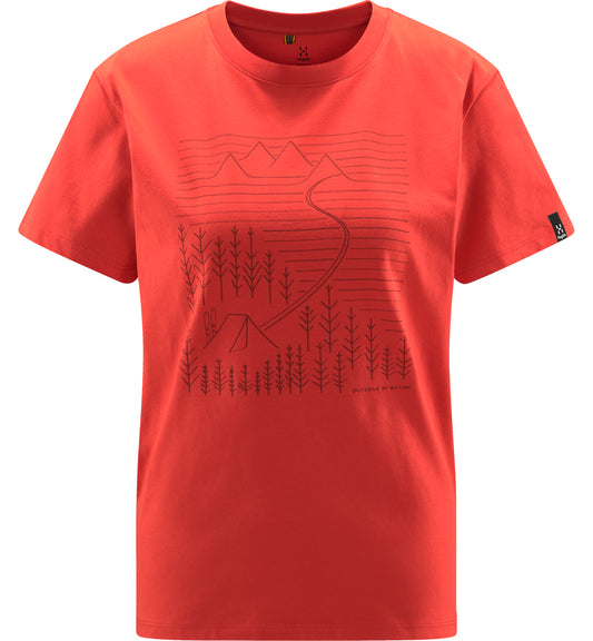 Camp Tee Women (Dam) - T-shirt i ekologisk bomull