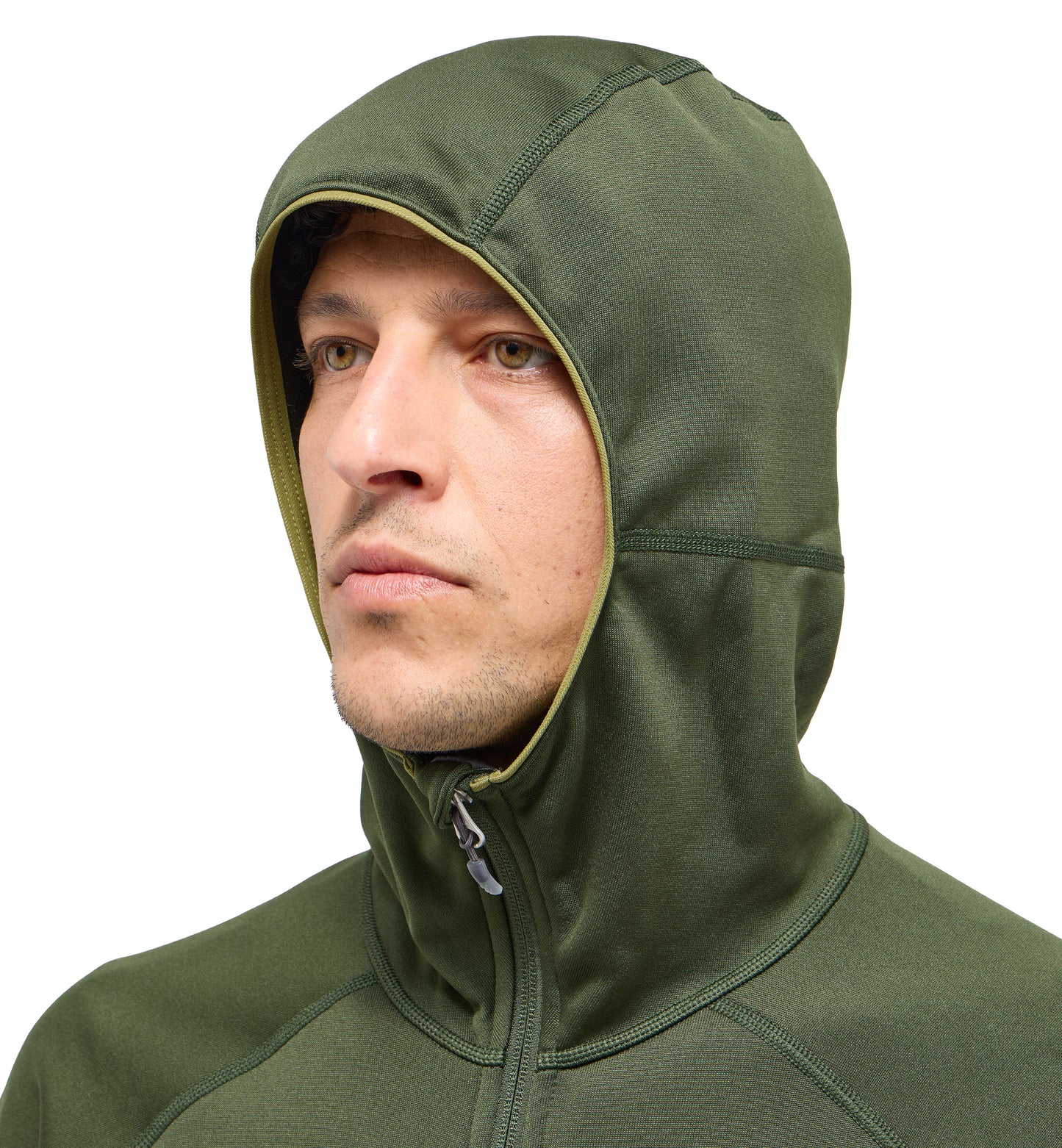 Magma Mid Hood Men (Herr) - Skön powerfleece med huva