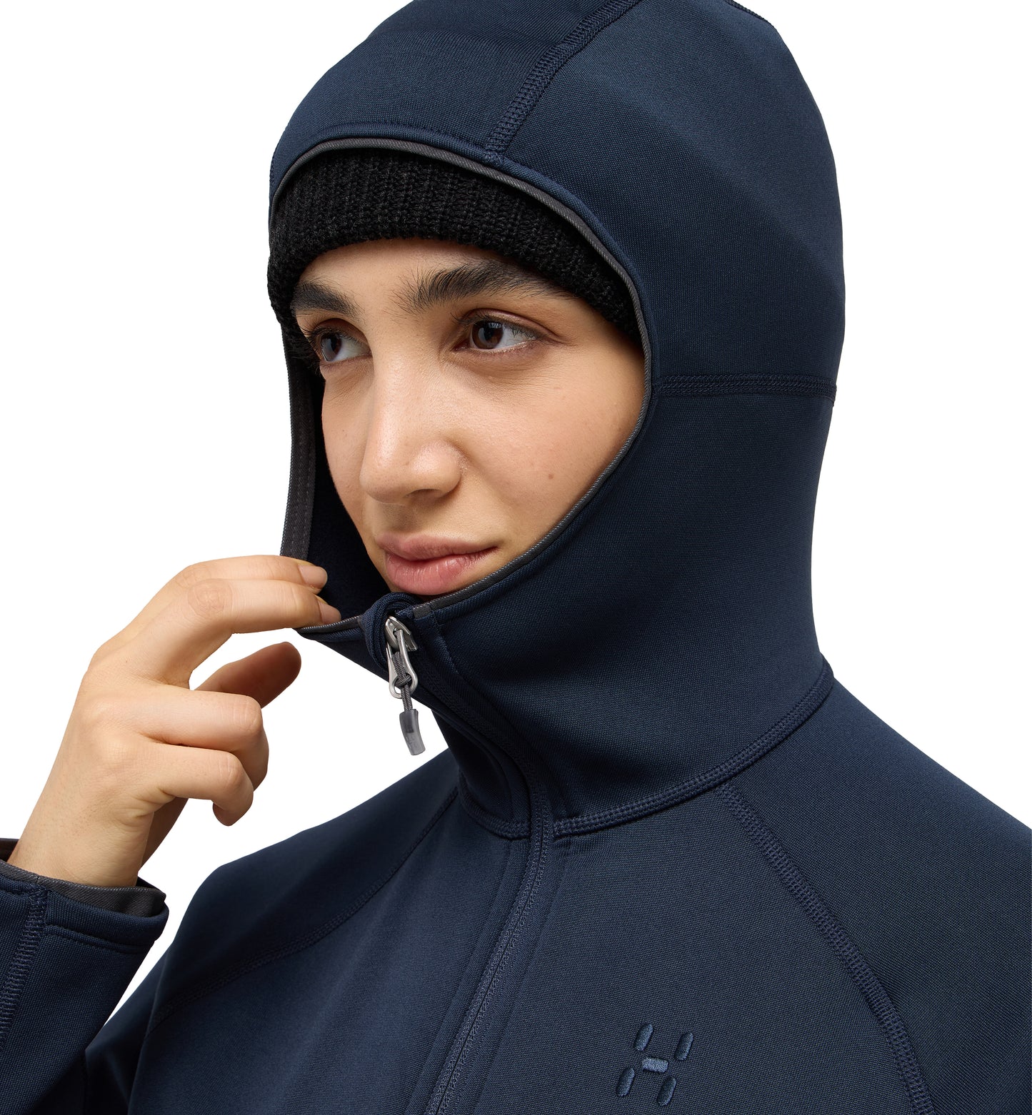 Magma Mid Hood Women (Dam) - skön powerfleece med huva