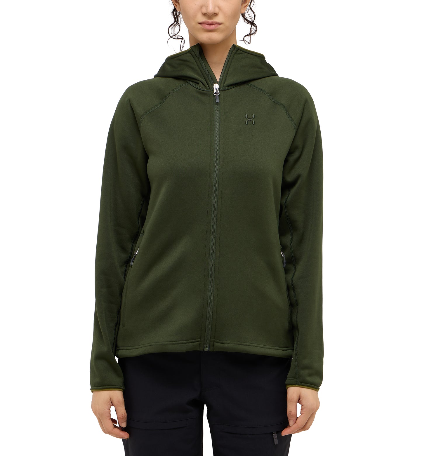 Magma Mid Hood Women (Dam) - skön powerfleece med huva