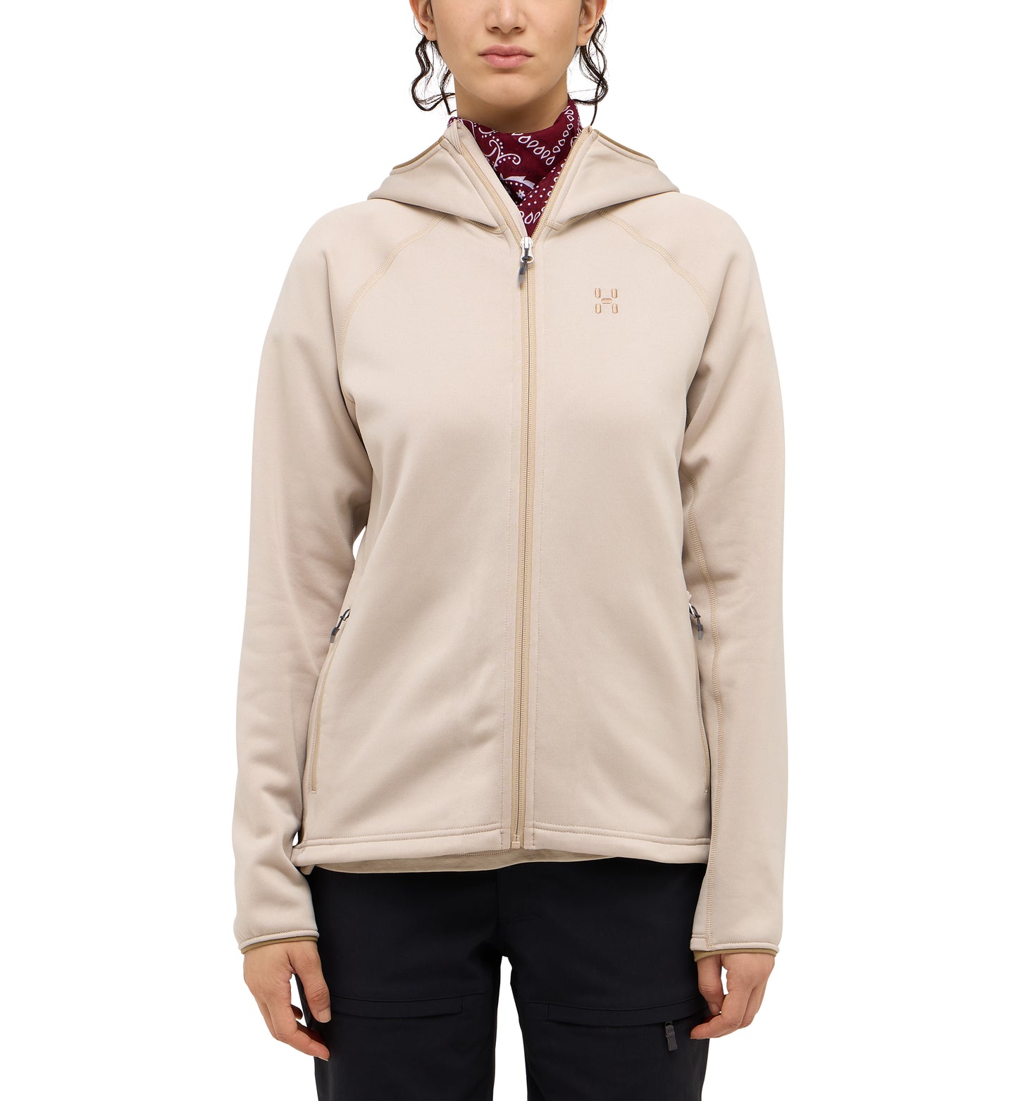 Magma Mid Hood Women (Dam) - skön powerfleece med huva