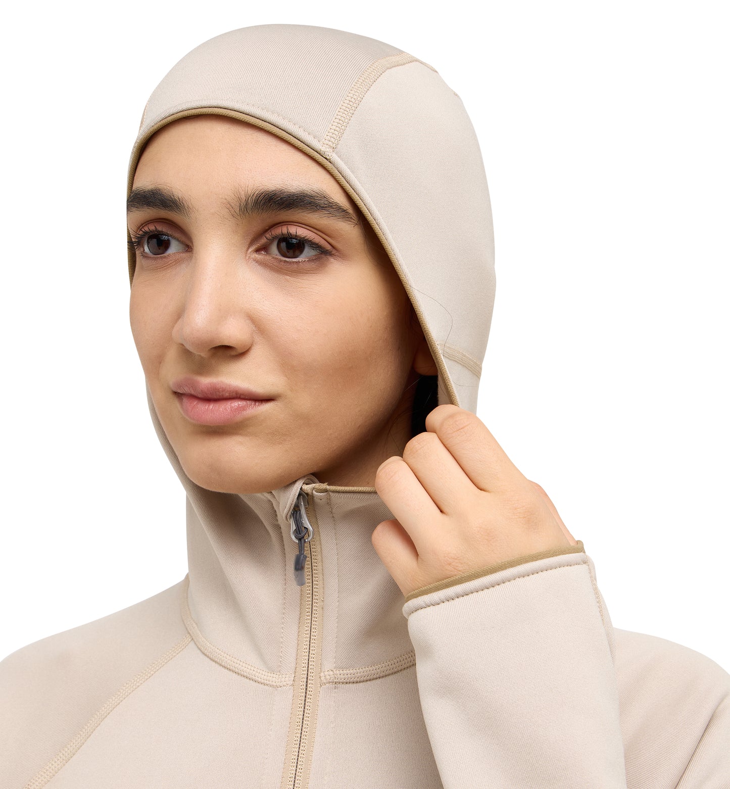 Magma Mid Hood Women (Dam) - skön powerfleece med huva