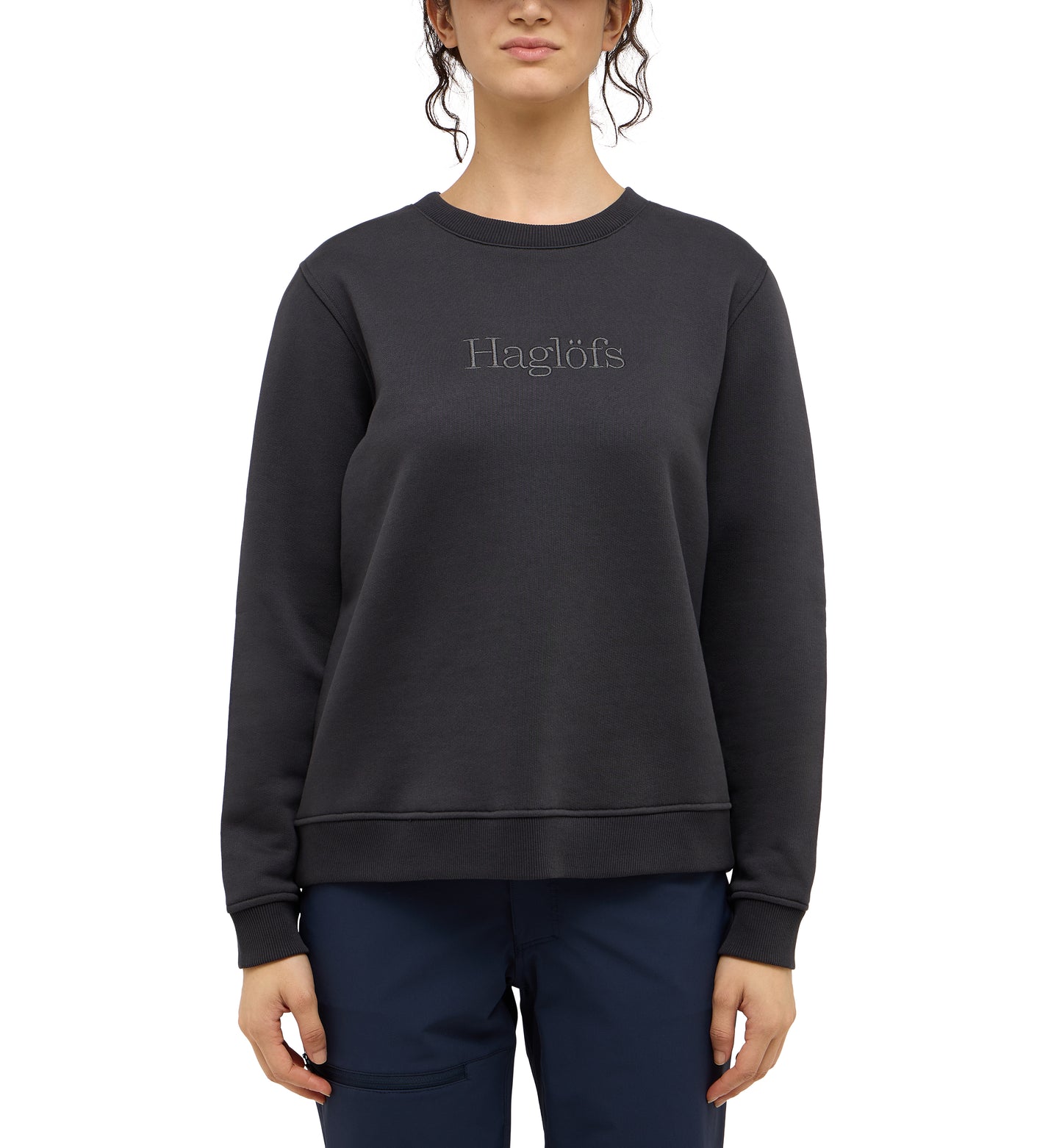 Haglöfs Crewneck Women (Dam) - sweatshirt i Bomull
