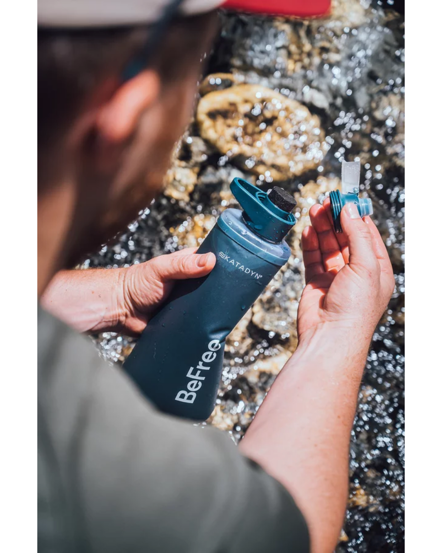 BeFree Filter AC 1.0L - soft flask med vattenfilter