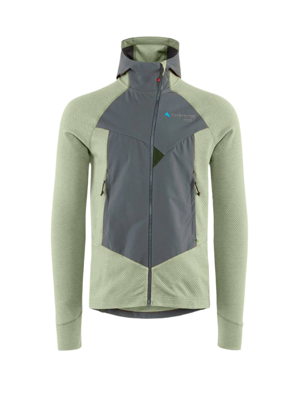 Hugin Zip Hoodie M's - Fleecetröja med extra vindskydd