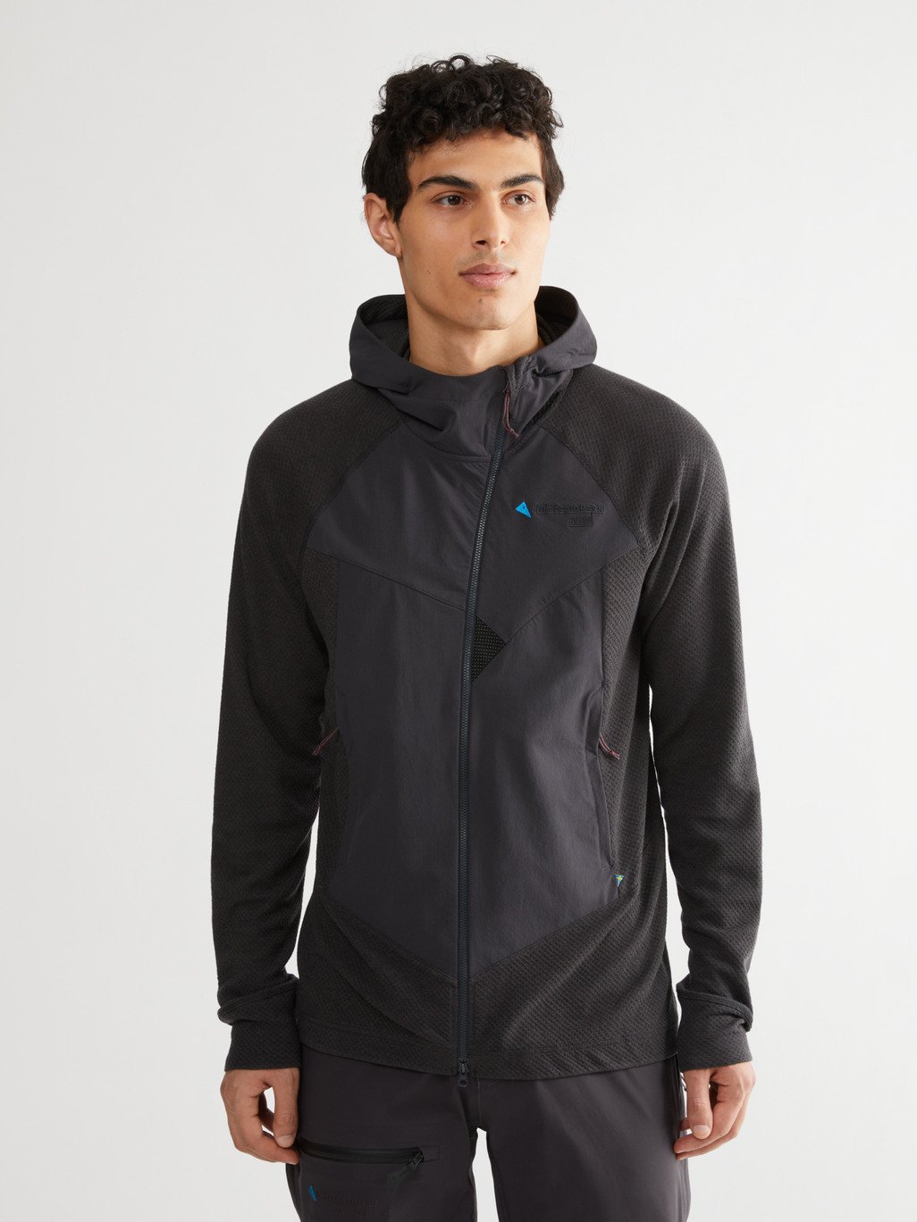 Hugin Zip Hoodie M's - Fleecetröja med extra vindskydd