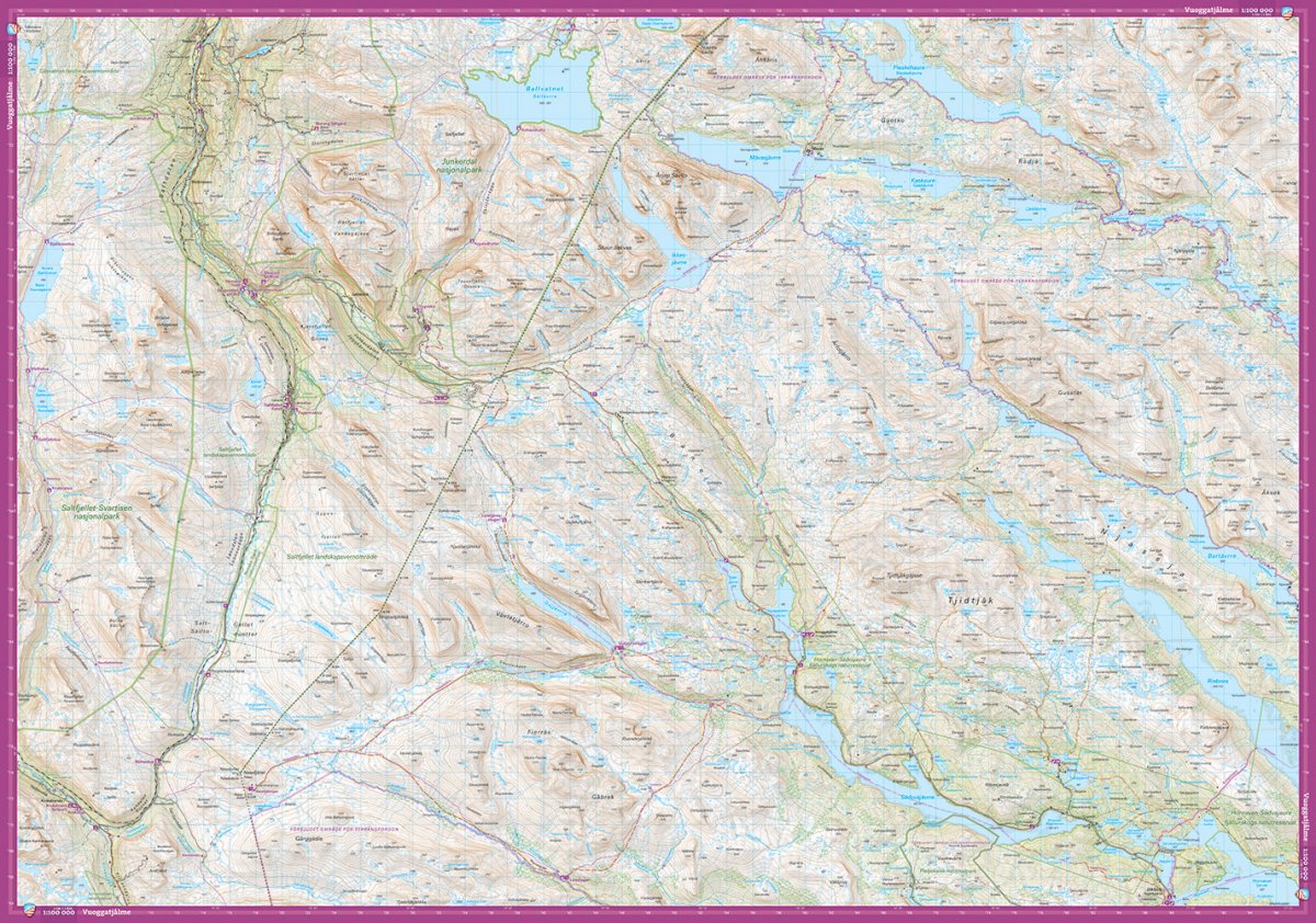 Arjeplogsfjällen 1:100000