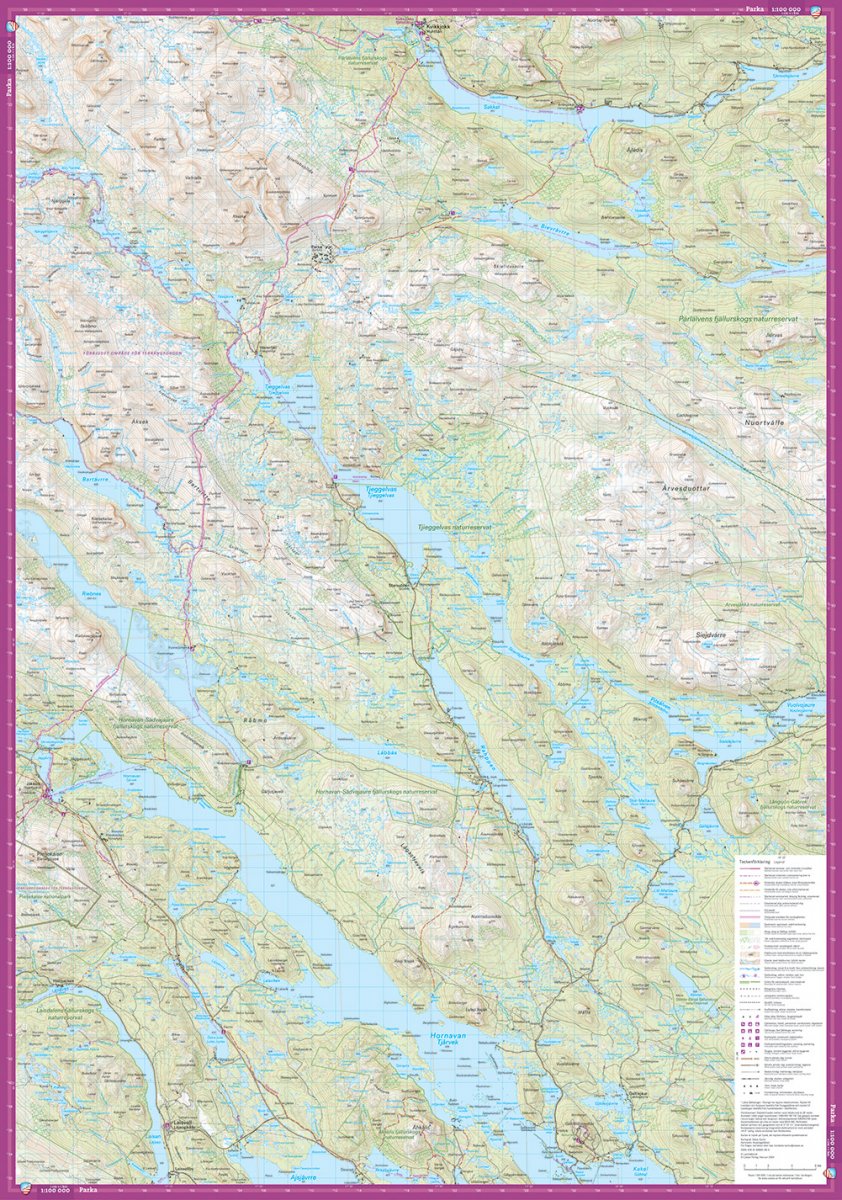 Arjeplogsfjällen 1:100000
