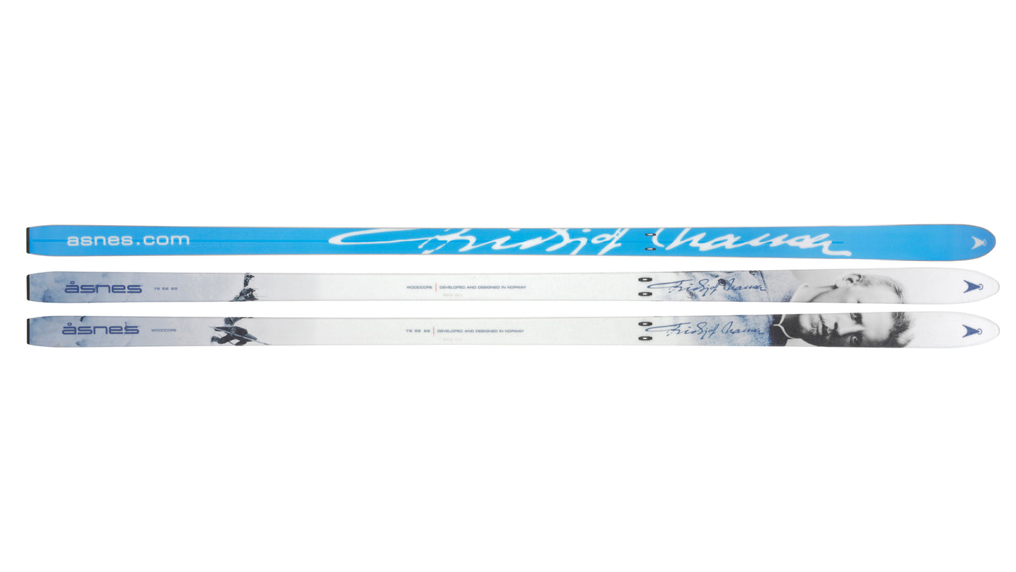 NANSEN  BC SKI WL/FL 76-56-66 - vallningsfria turskidor med stålkant
