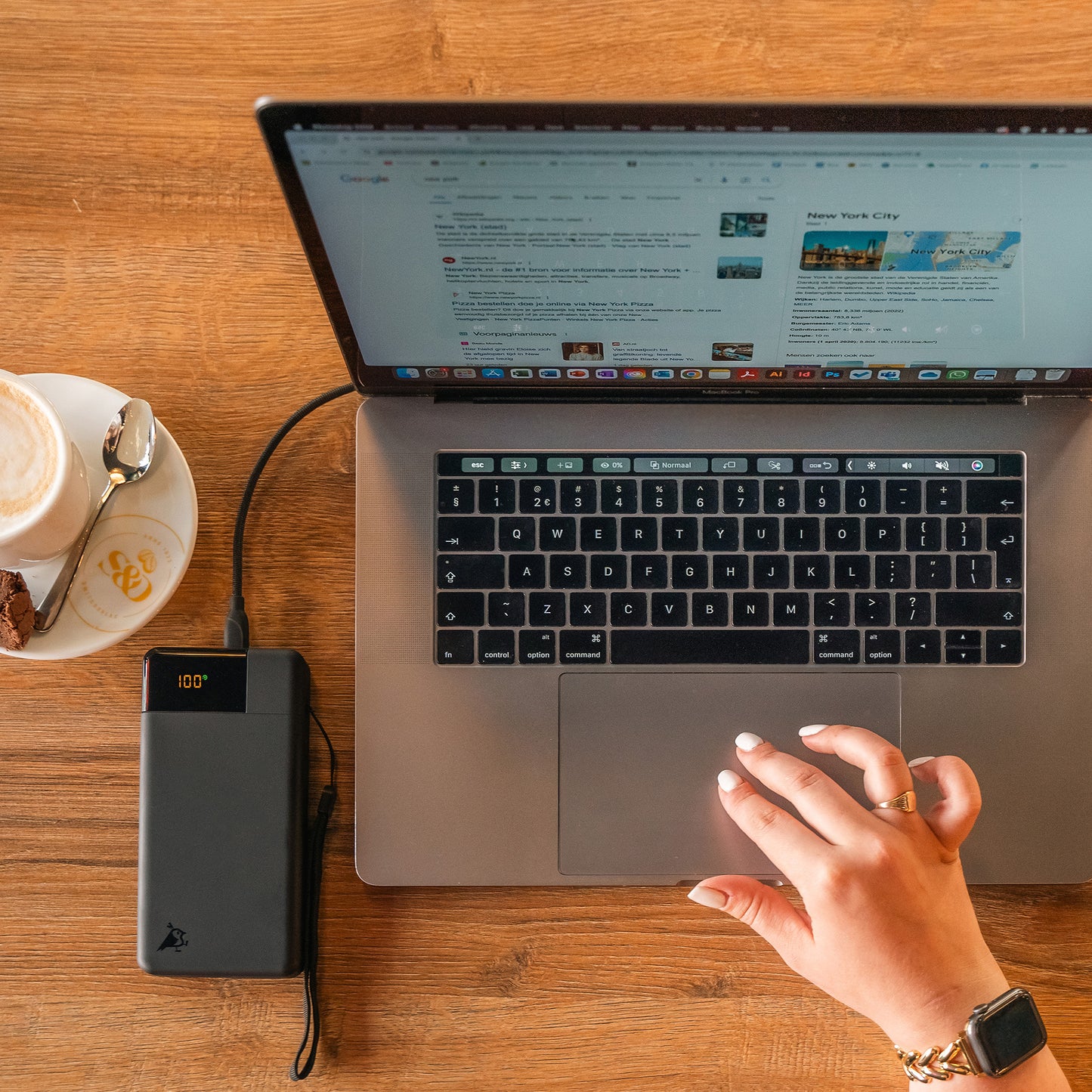 Powerbird B20+, 20000mAh 65W Svart