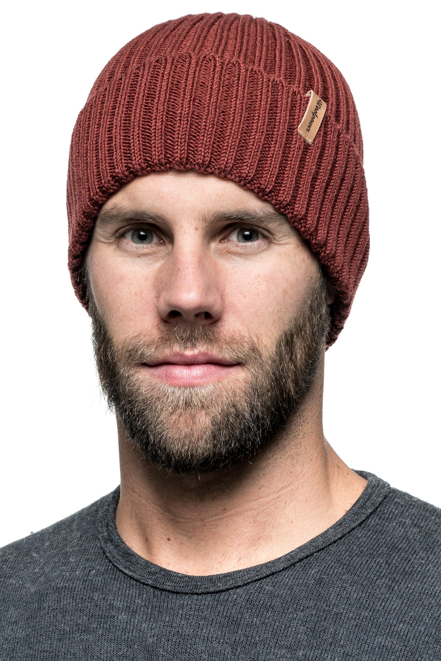 Beanie Rib - Ribbstickad mössa i merinoull