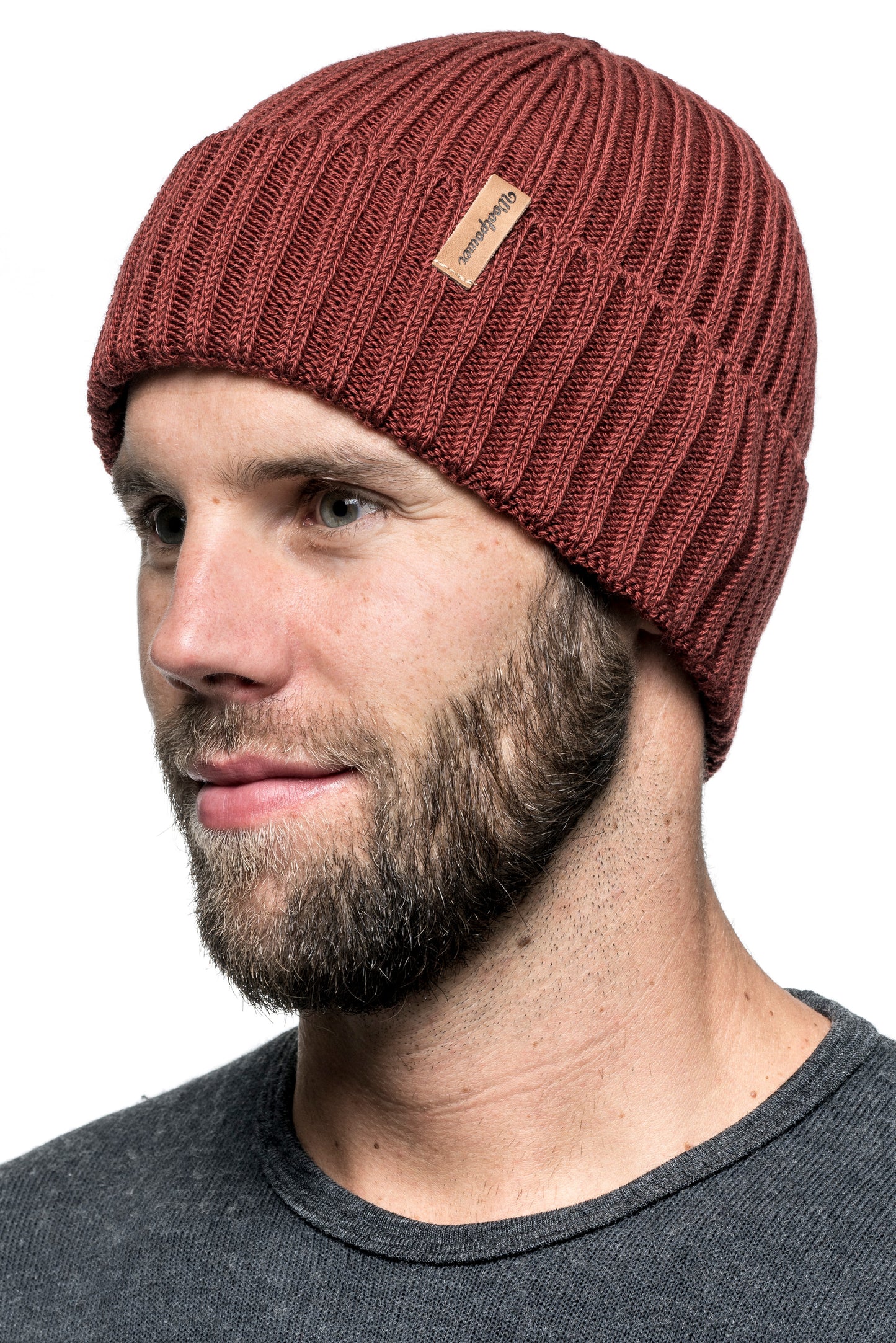 Beanie Rib - Ribbstickad mössa i merinoull