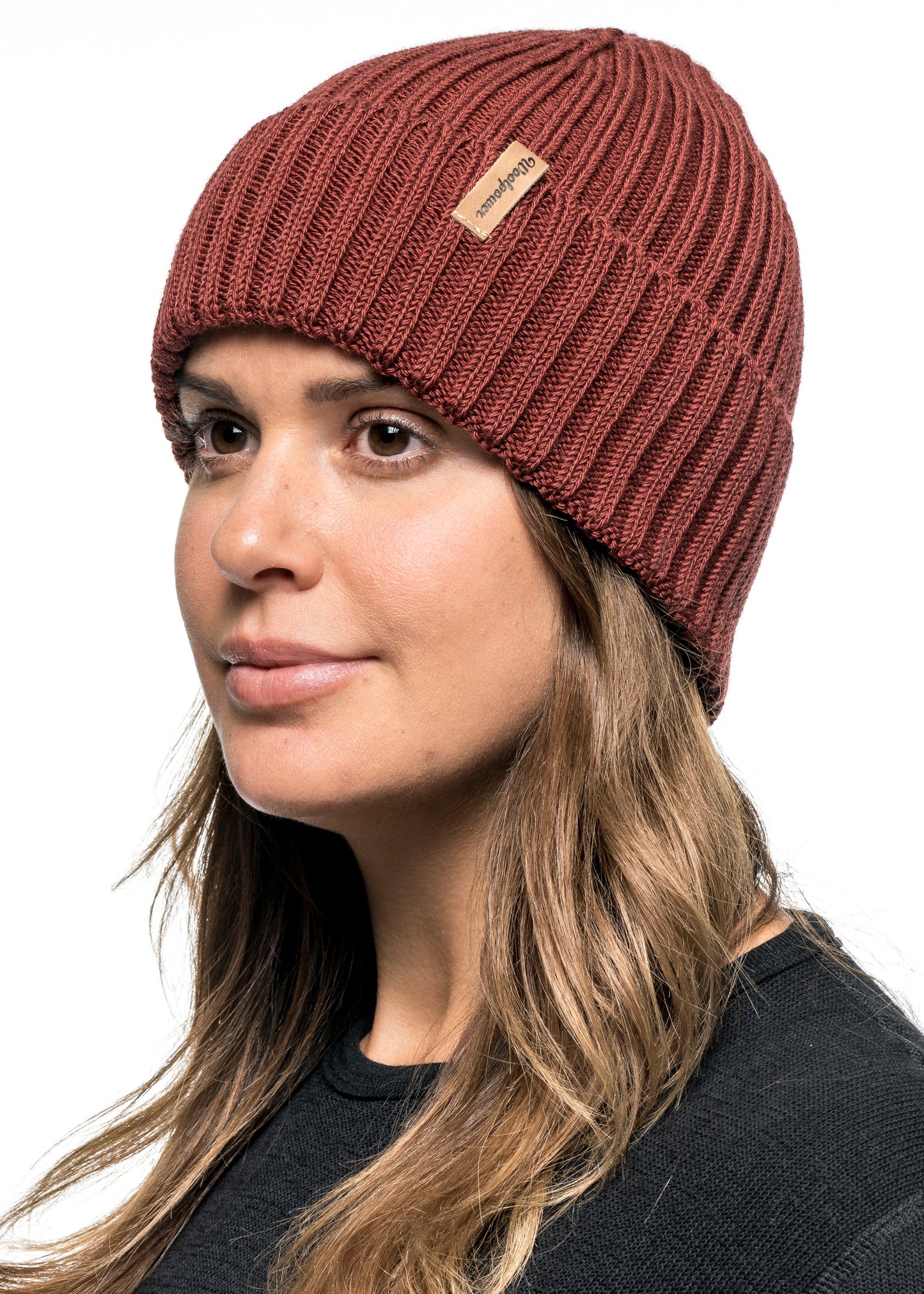 Beanie Rib - Ribbstickad mössa i merinoull