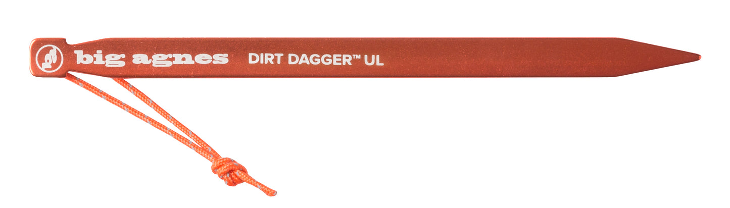 Dirt Dagger 15 cm Tent Stakes: 6-pack