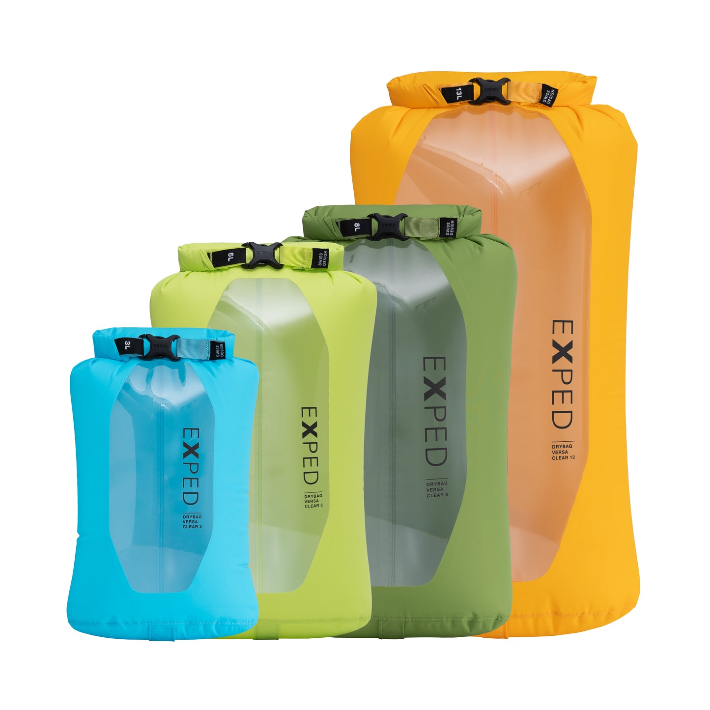 Drybag Versa Clear - Vattentäta packpåsar