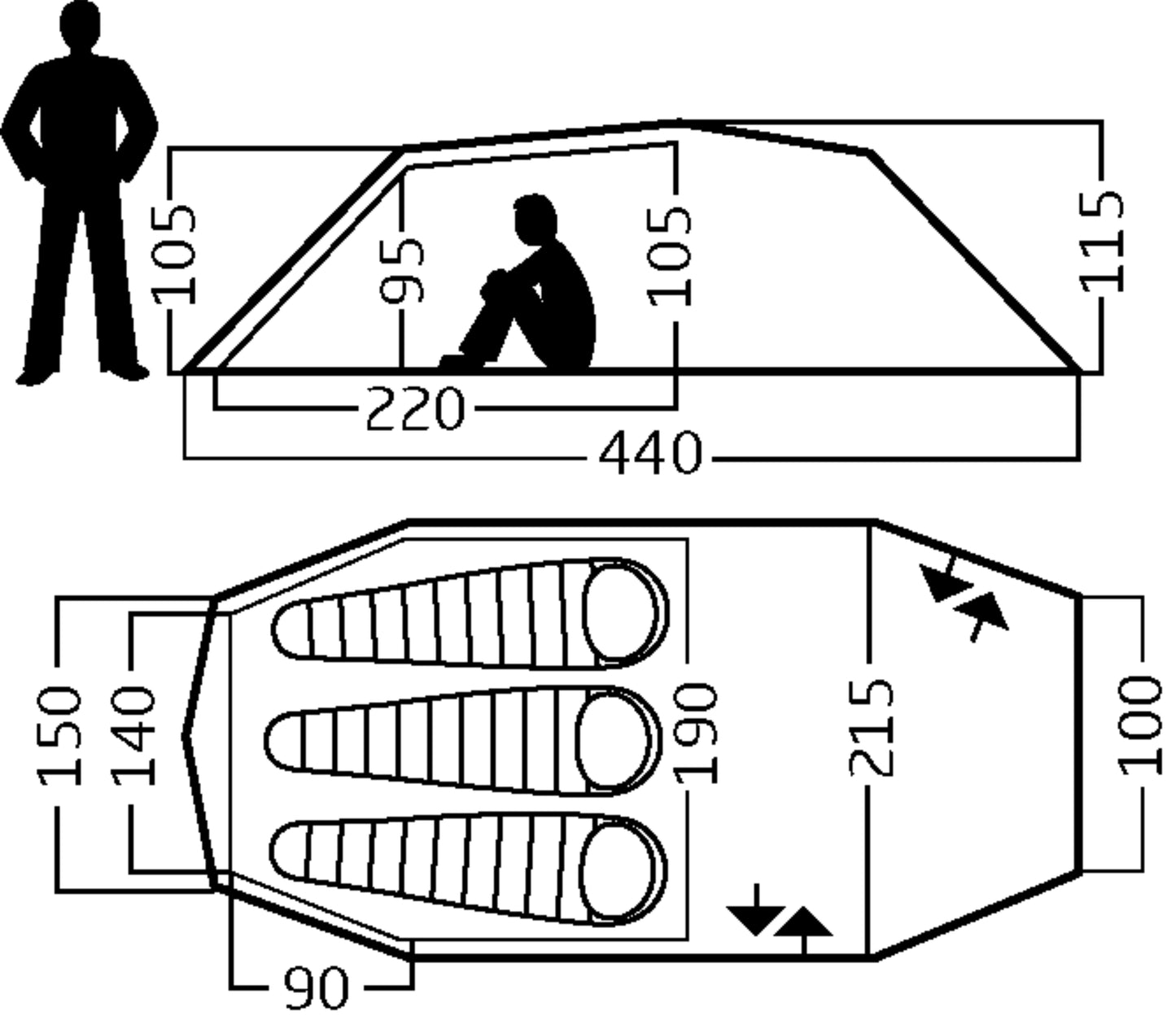 Oppland 3 LW (2.0) Tent
