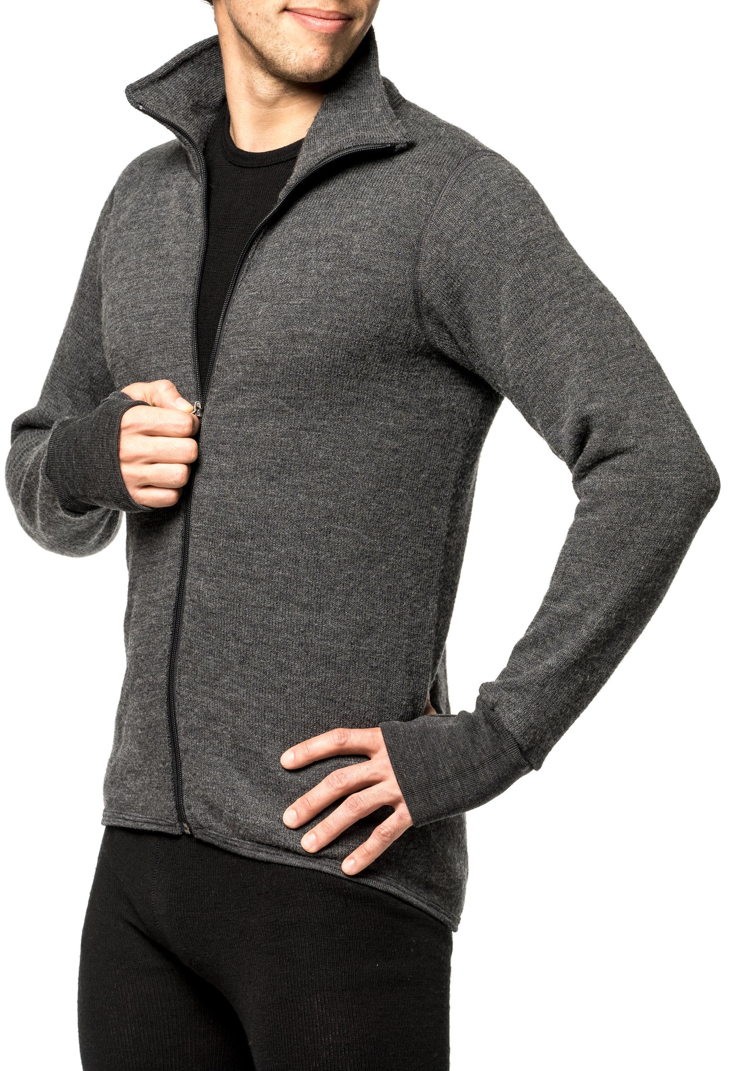 Full Zip Jacket 400 - Värmande Mellanlager i merinoull