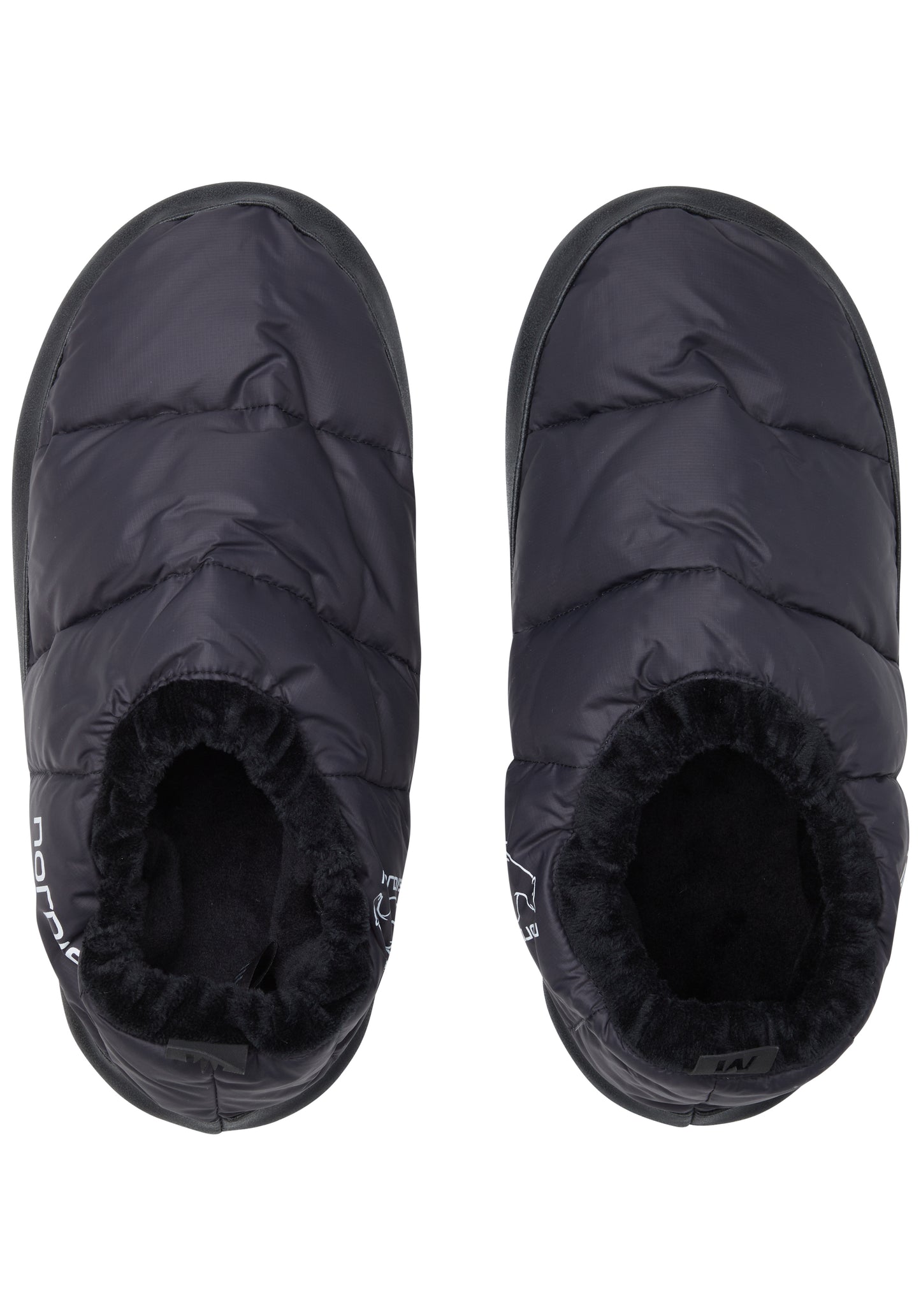 Mos Down Slippers, Dress Blue - dunfyllda tofflor