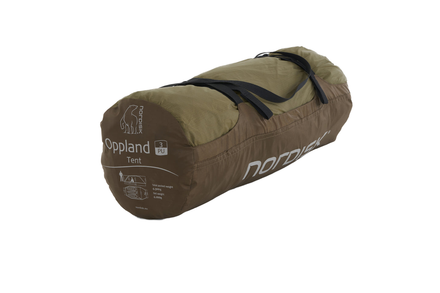 Oppland 3 (3.0) PU Tent - tunneltält för tre personer