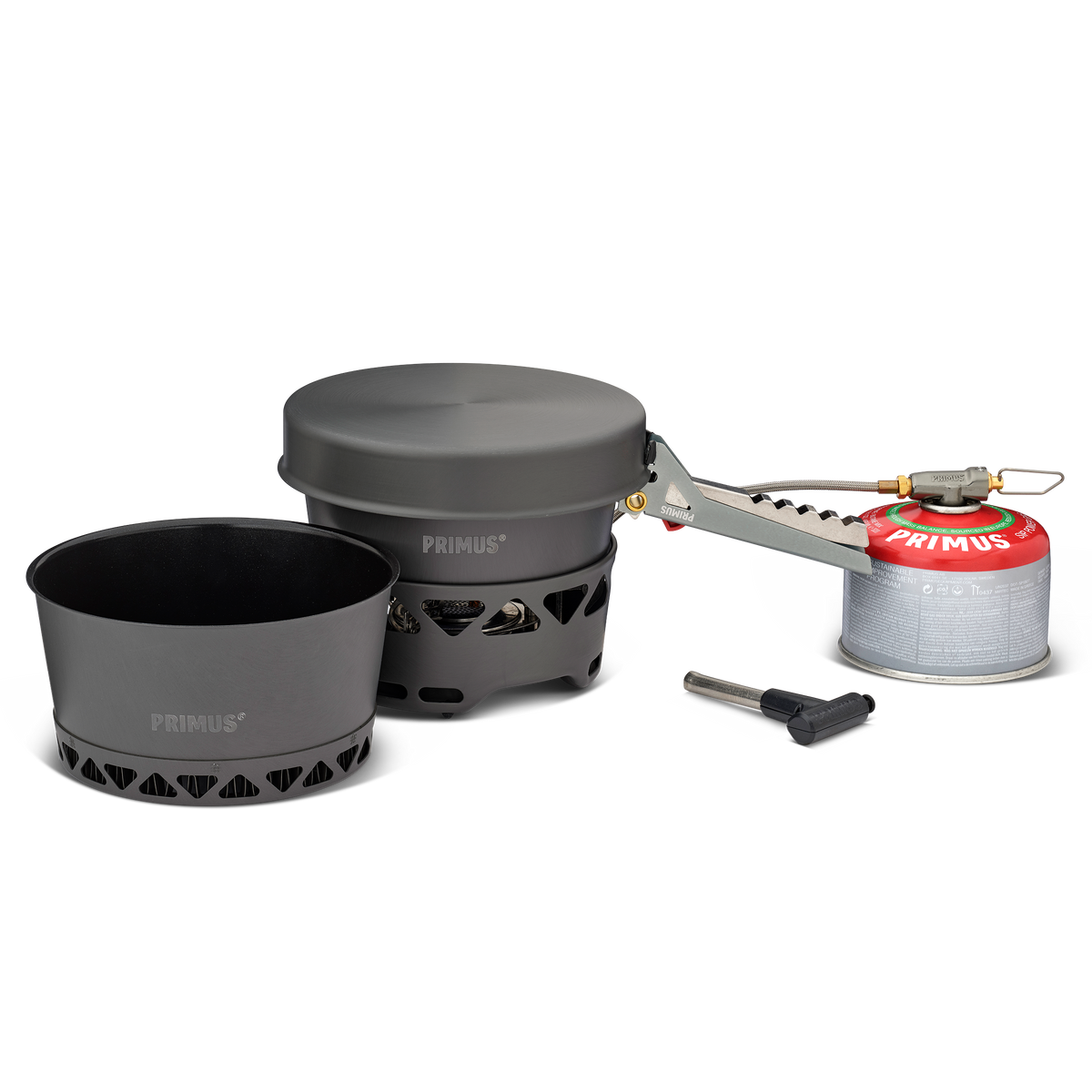 Primetech Stove Set II 2x1.3 L w. pan