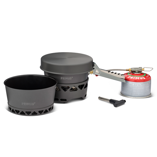 Primetech Stove Set II 2x1.3 L w. pan
