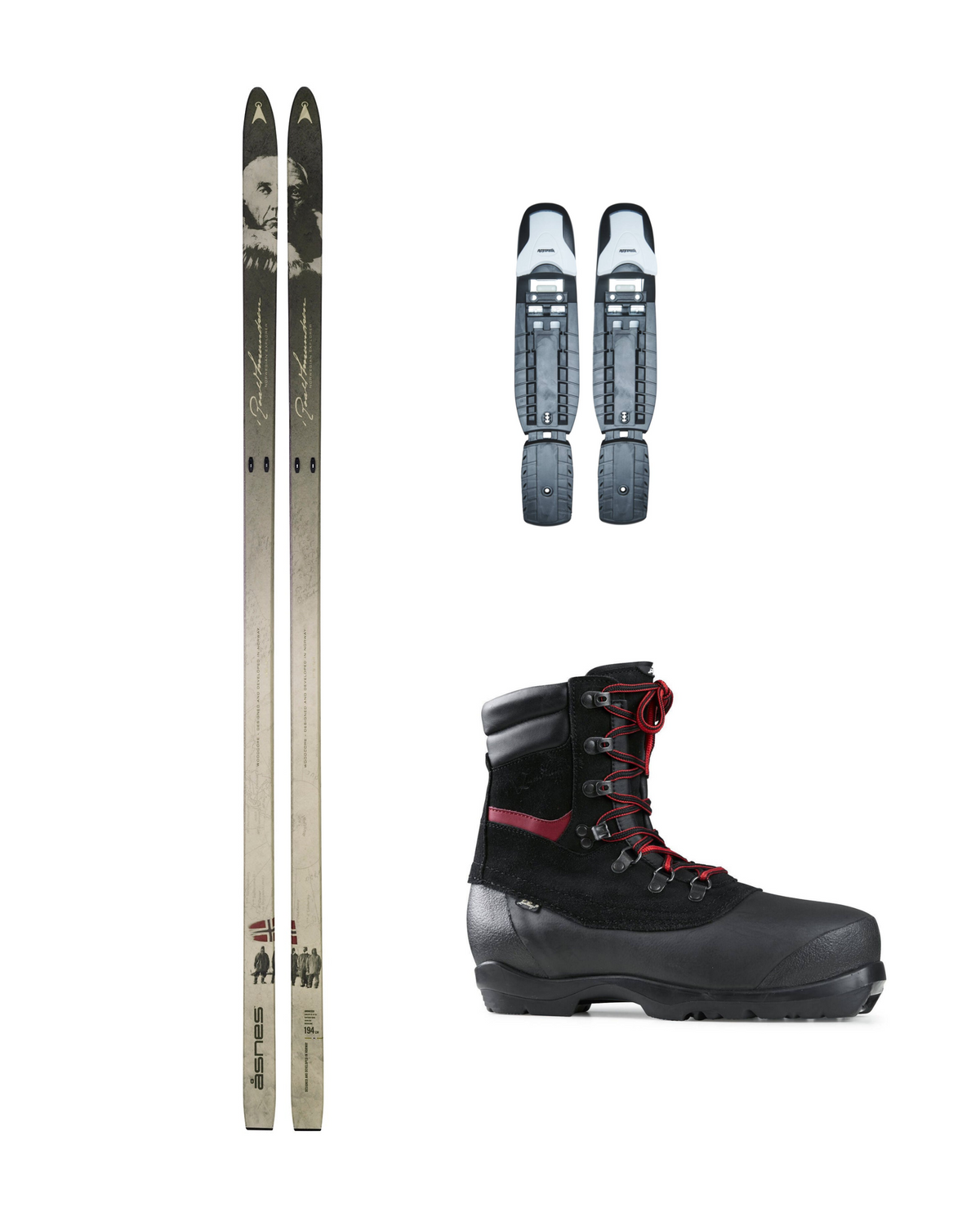 PAKET – Amundsen BC Ski med BC-bindning och pjäxor