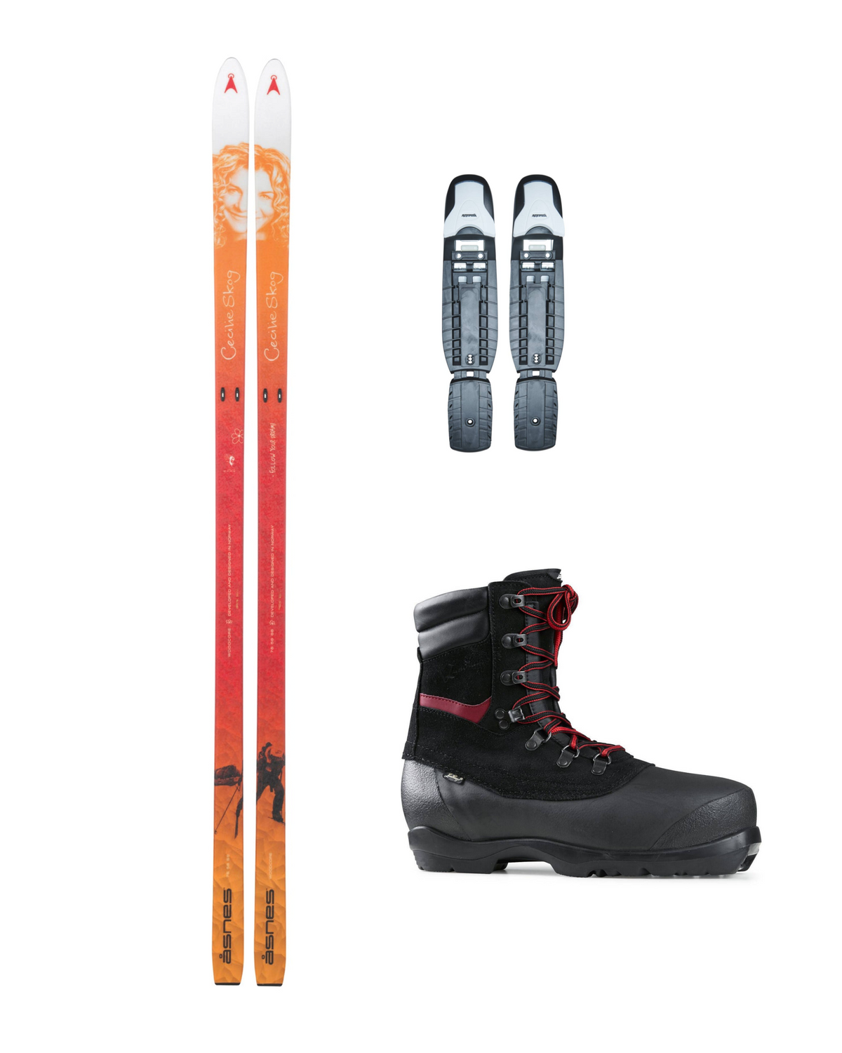 Paket – CECILIE BC SKI WL/FL med BC bindning och Pjäxor