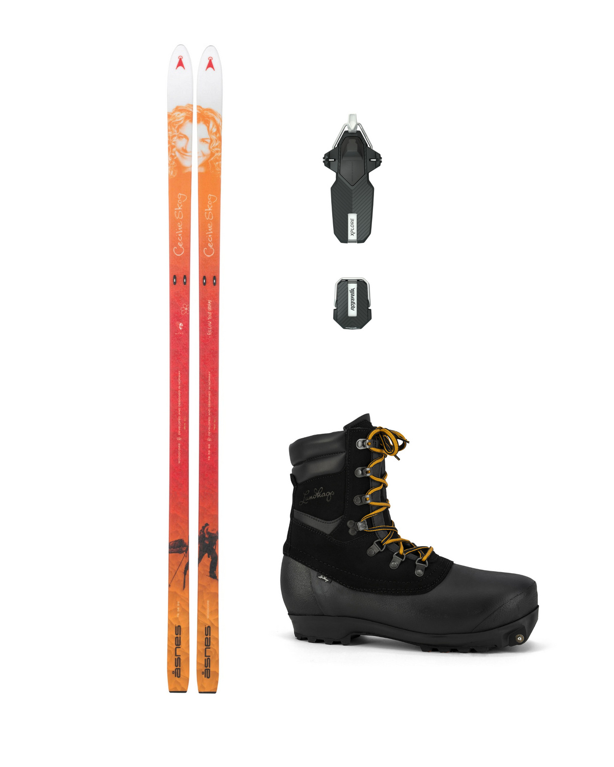 Paket – CECILIE BC SKI WL/FL med Xplore-bindning och Pjäxor
