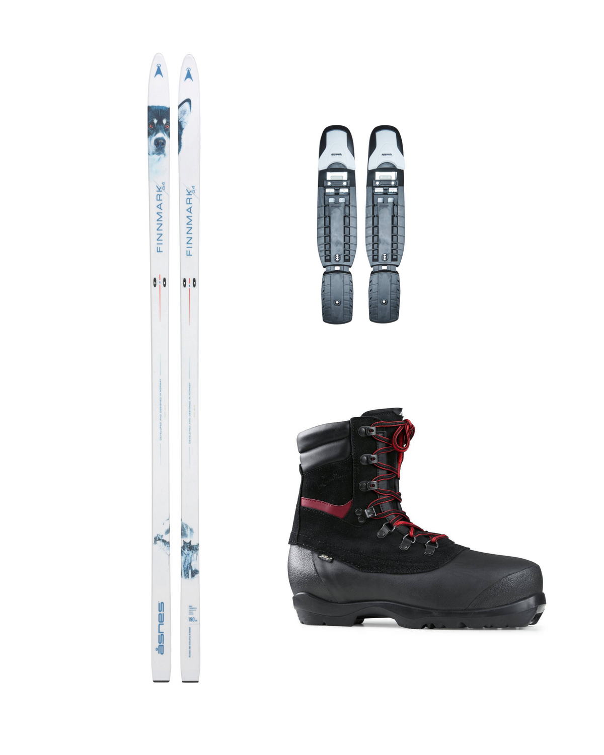 PAKET – FINNMARK 54 WL/FL med BC-bindning och Pjäxor